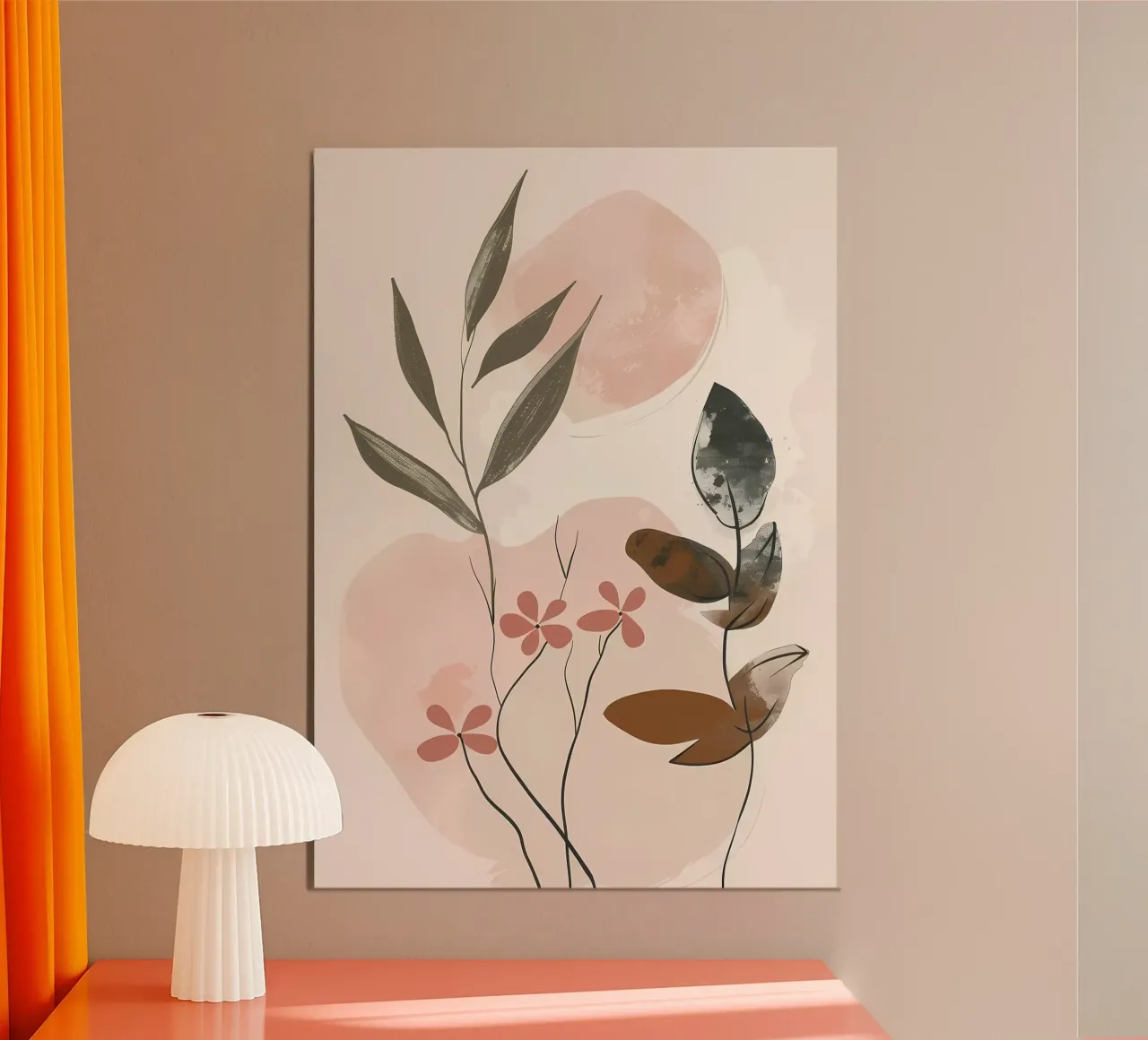 foglie fiori forme astratte carta hahnemühle da Robert Wiesner