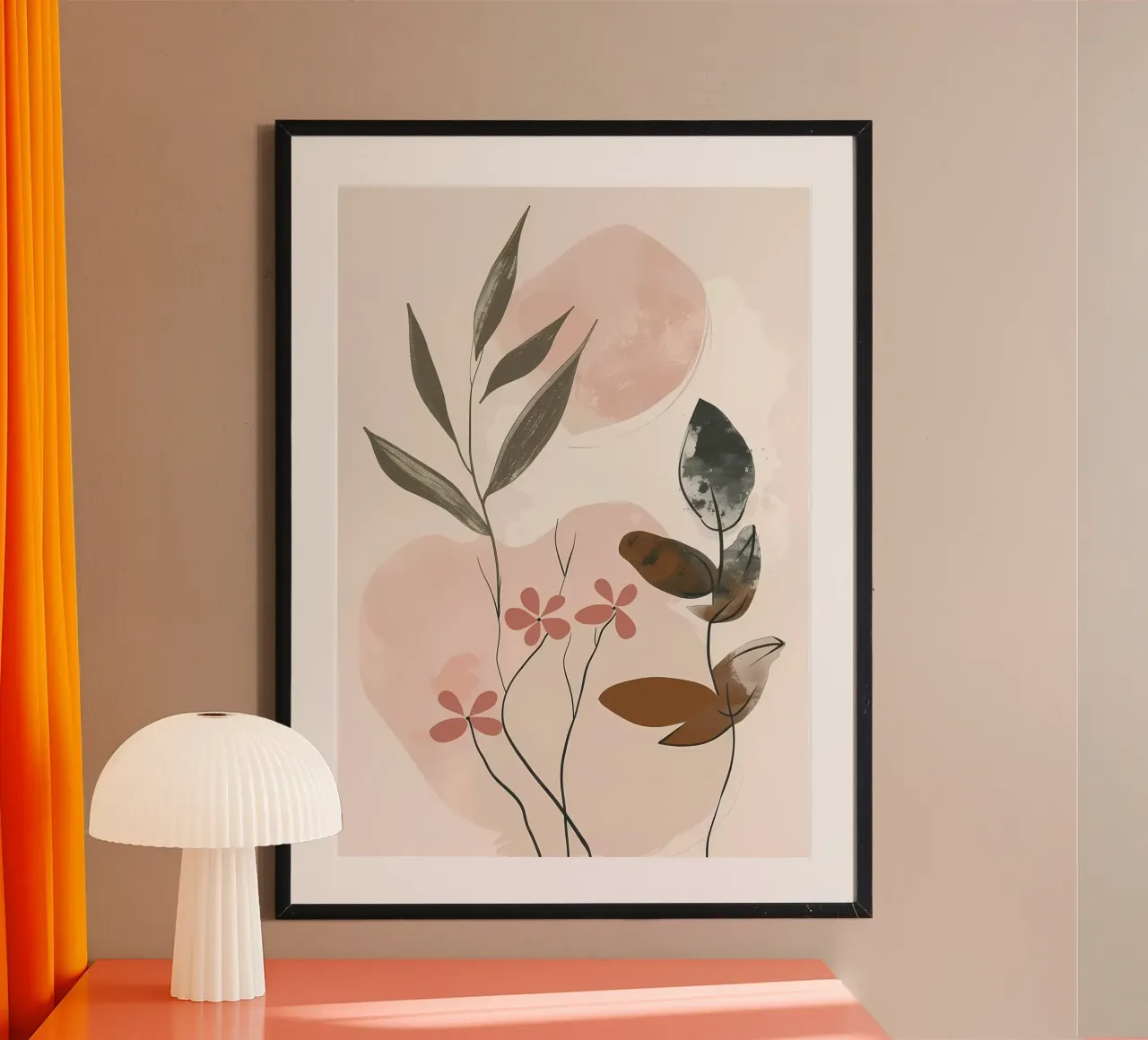 foglie fiori forme astratte carta hahnemühle da Robert Wiesner