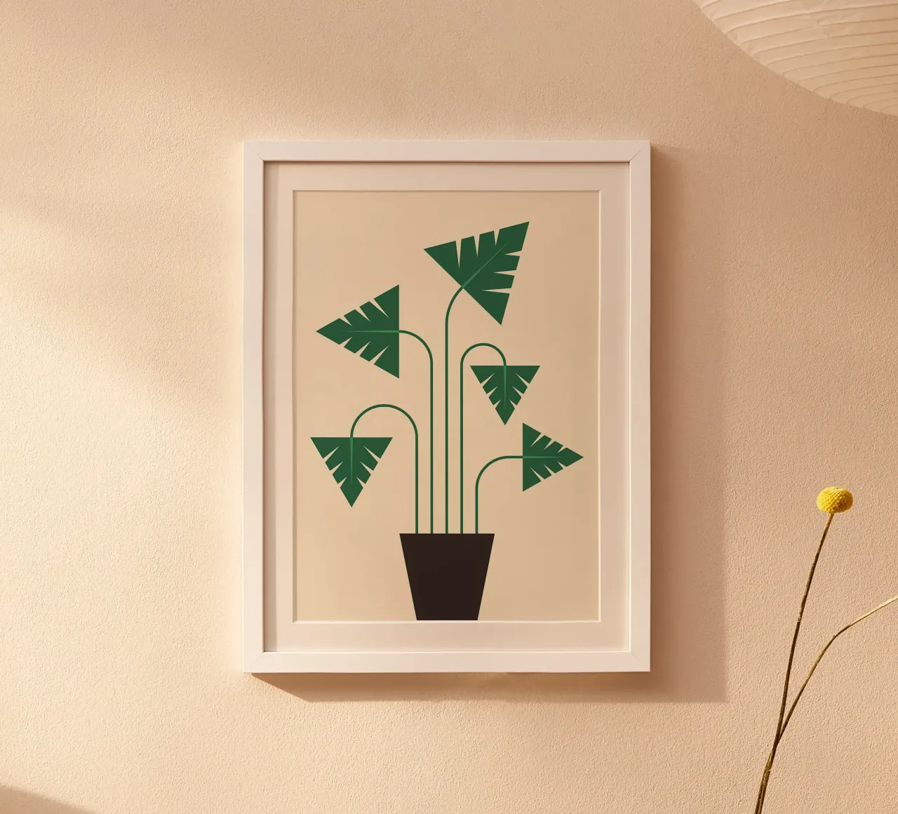 pianta foglie vaso natura poster da Robert Wiesner