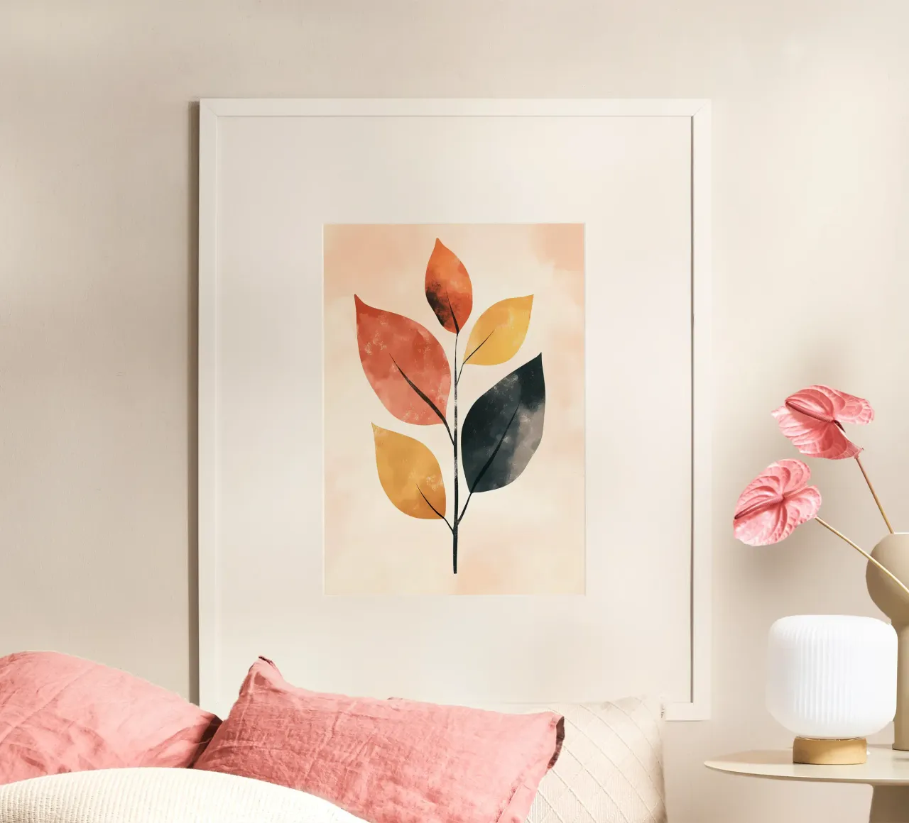 leaf plant stem hahnemühle by Robert Wiesner