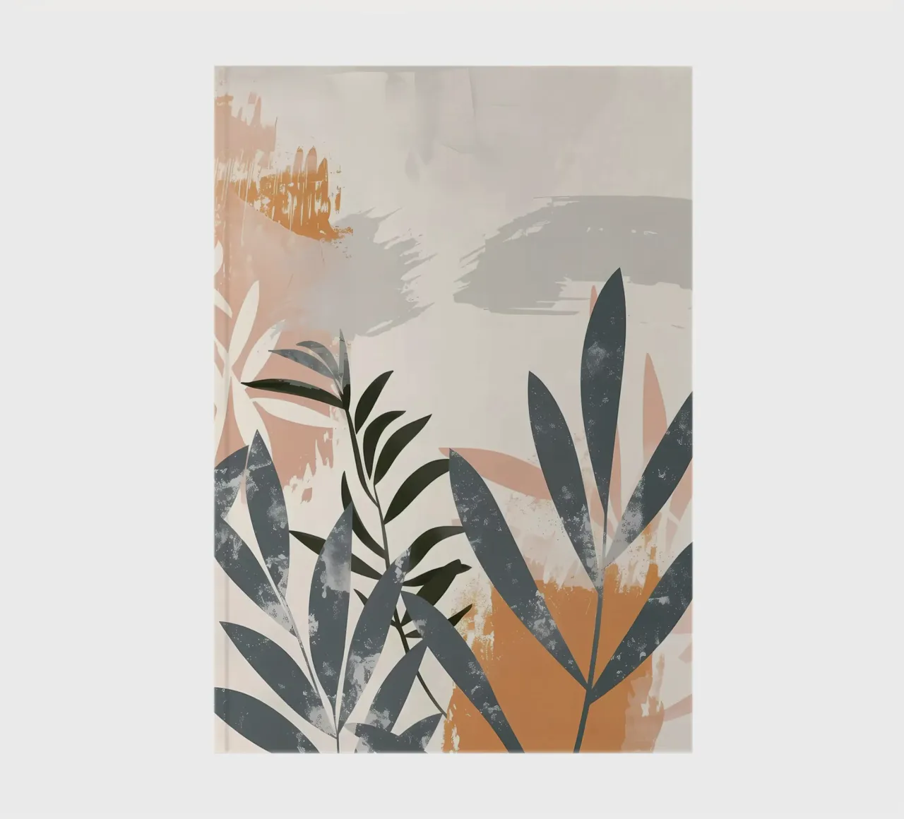 abstract leaves foliage notebook by Robert Wiesner