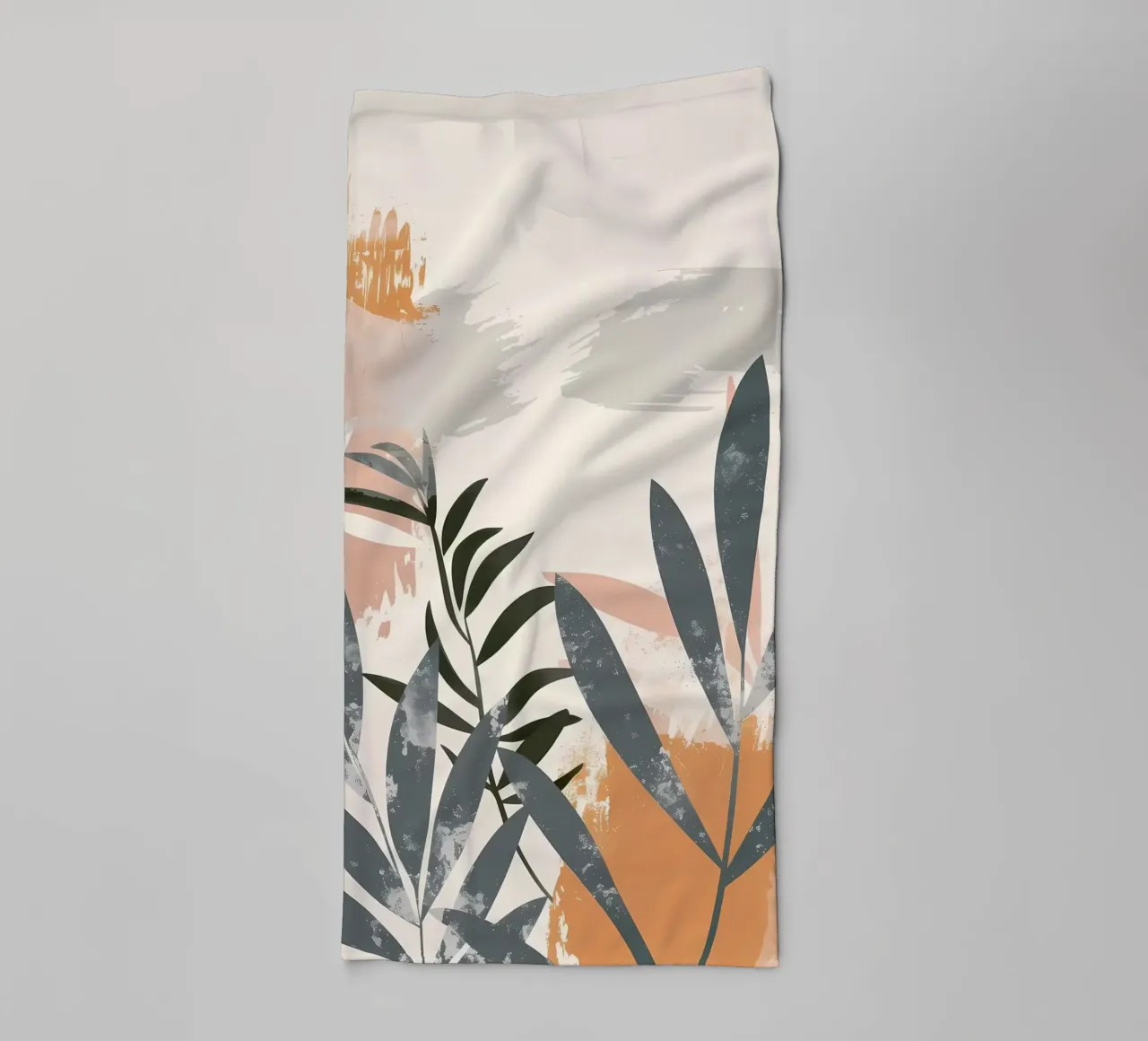 abstract leaves foliage towel by Robert Wiesner