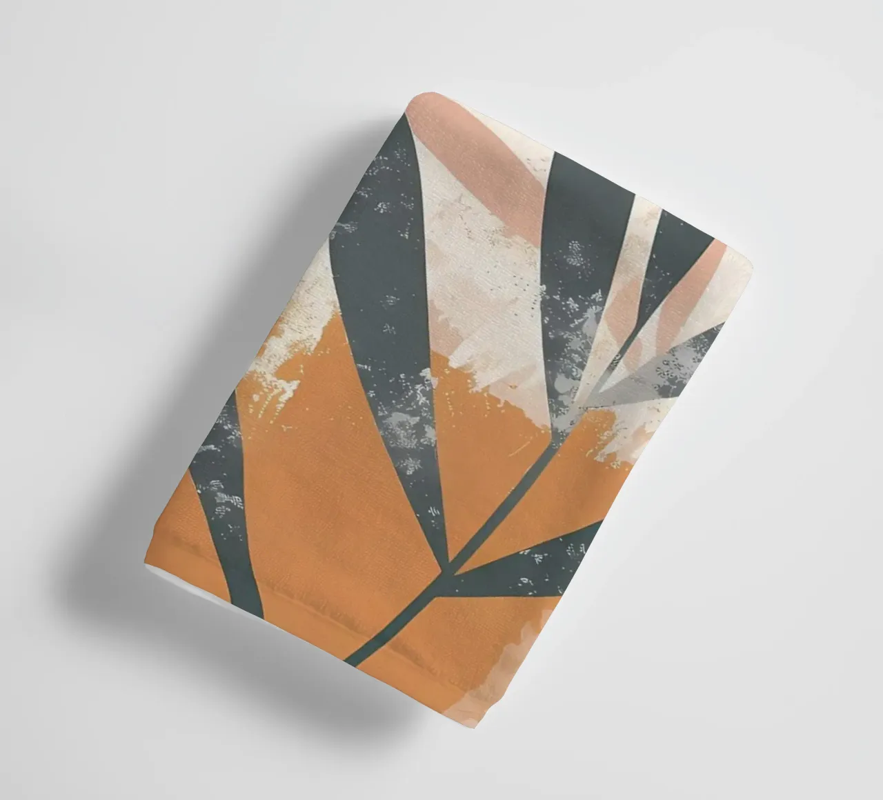 abstract leaves foliage towel by Robert Wiesner