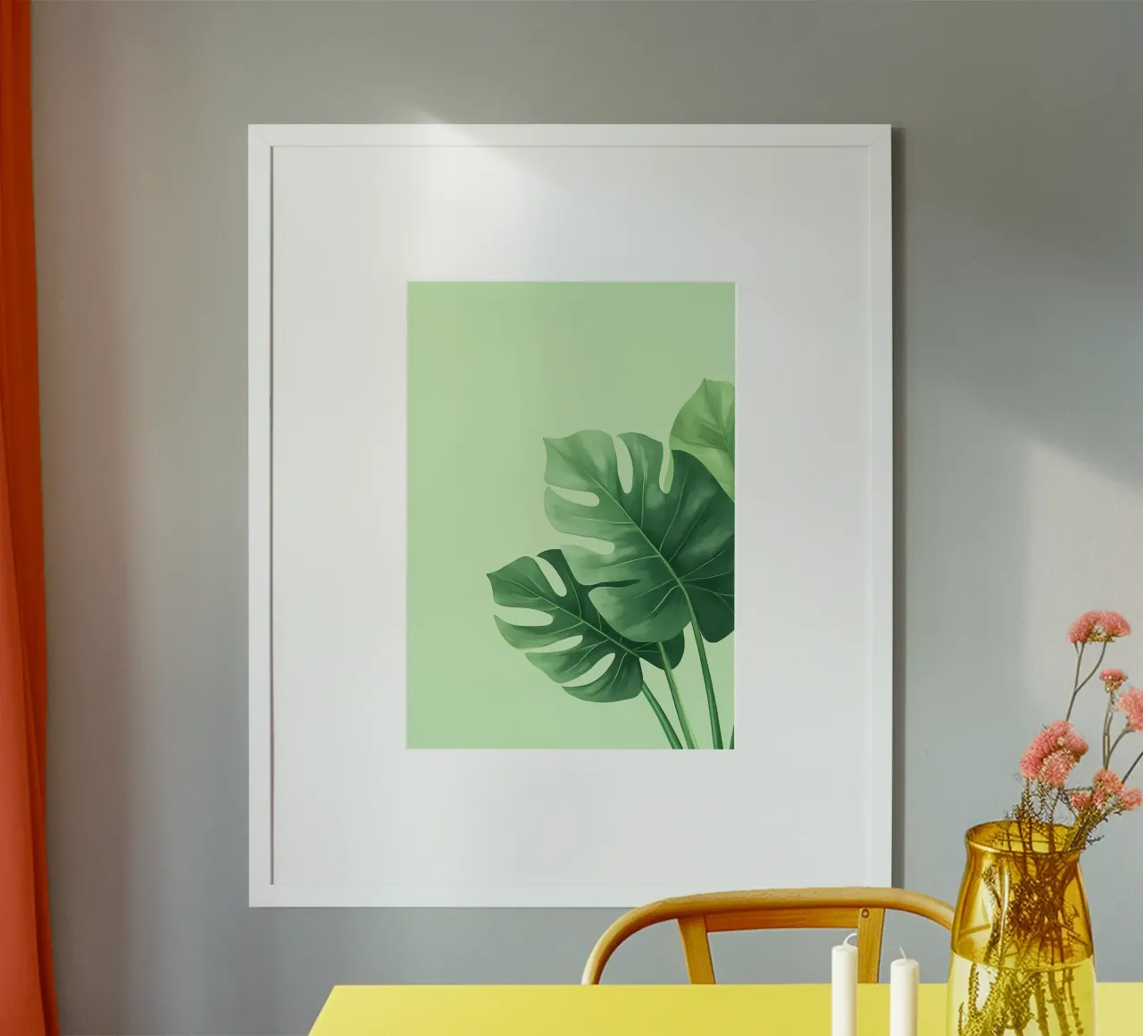 monstera verde botanica poster da Robert Wiesner