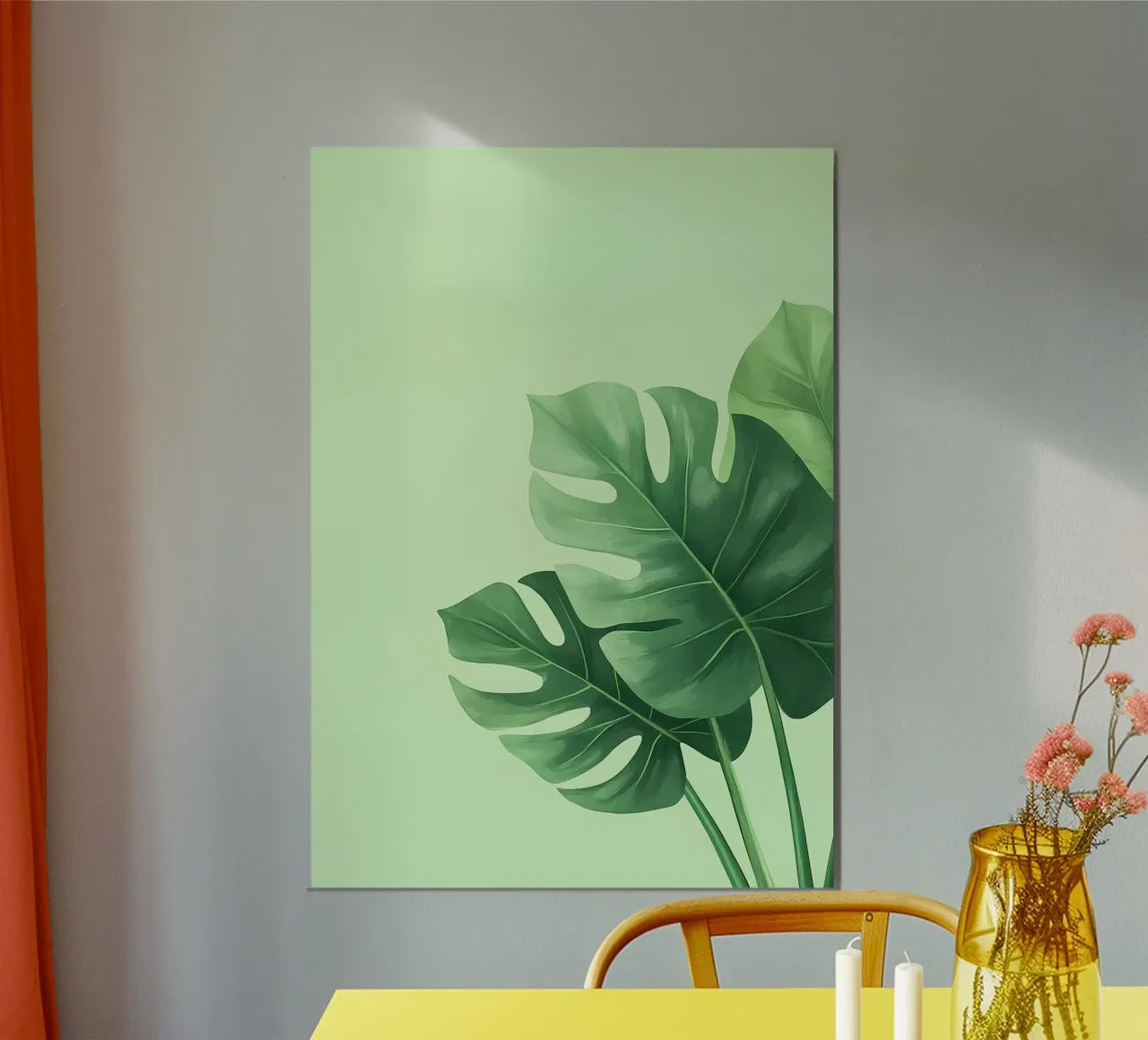 monstera verde botanica poster da Robert Wiesner