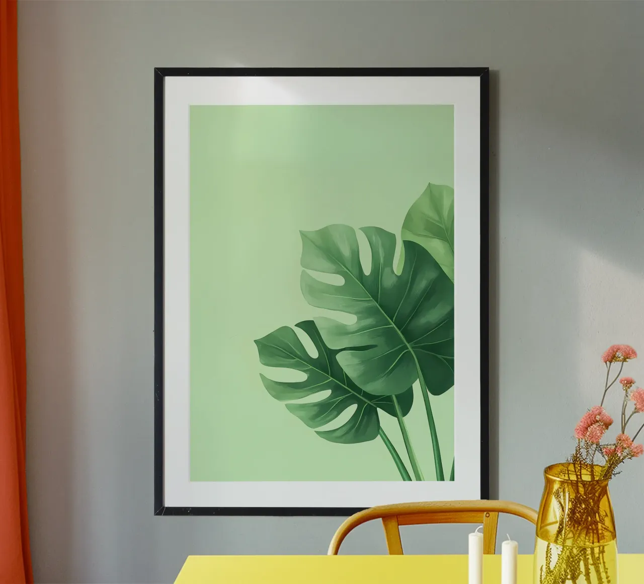monstera verde botanica poster da Robert Wiesner