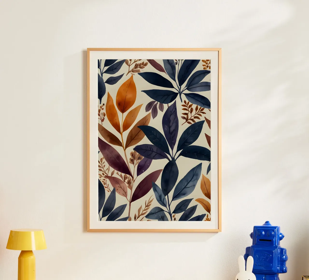 leaves foliage blue leaves hahnemühle by Robert Wiesner