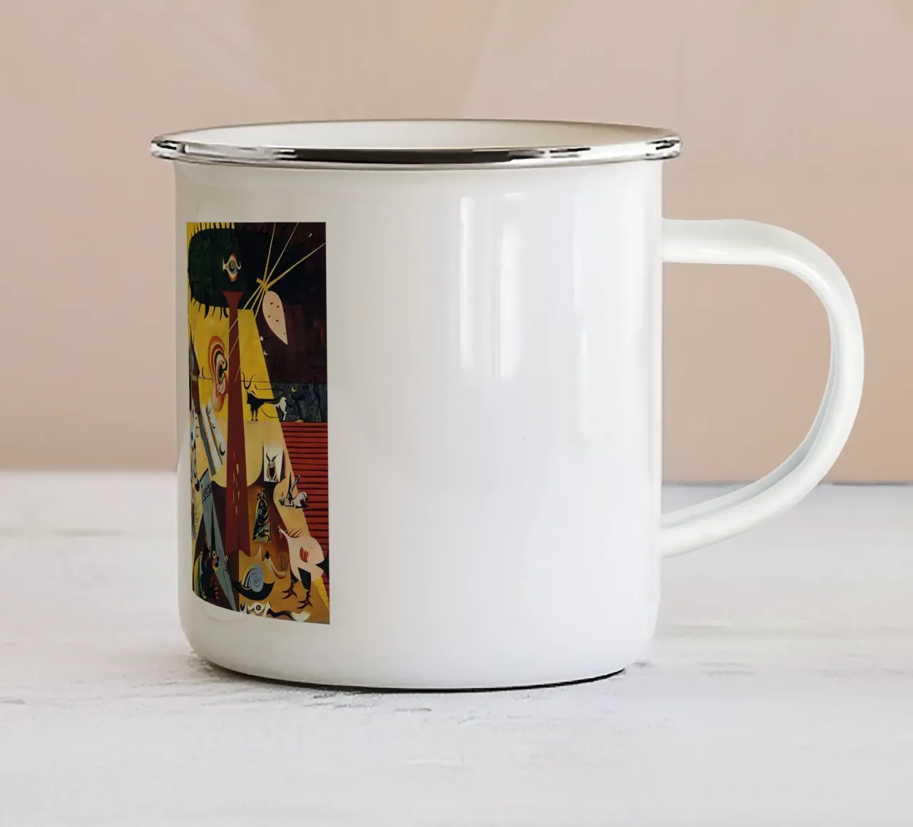 Joan Miró tazza in smalto da Narciso