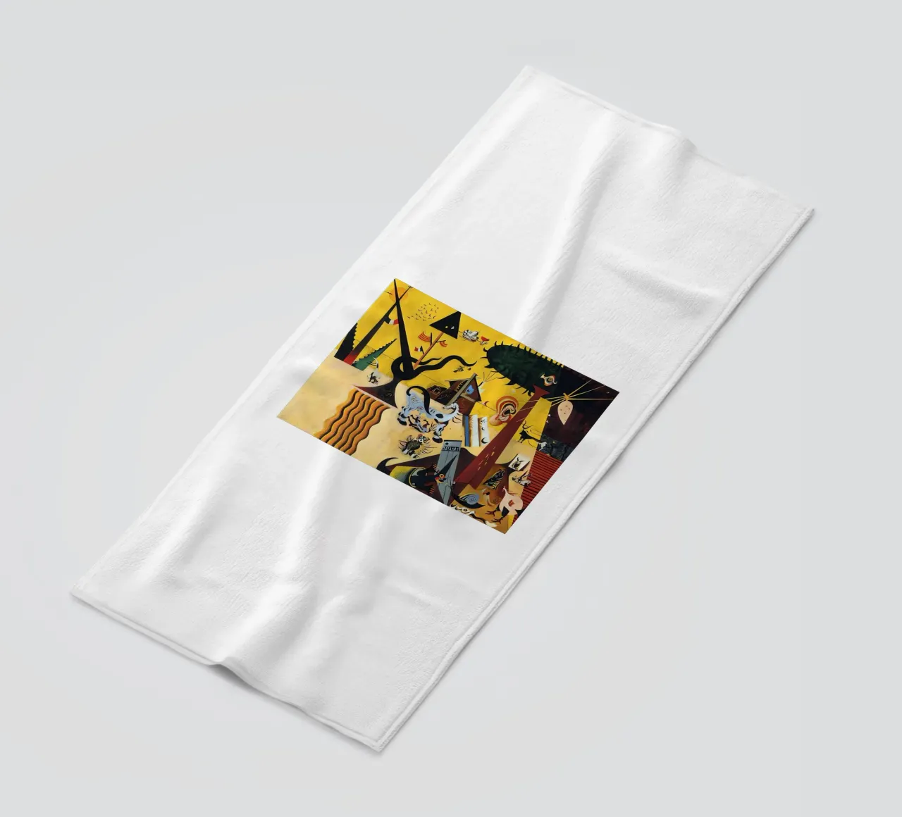 Joan Miró beach towel by Narciso