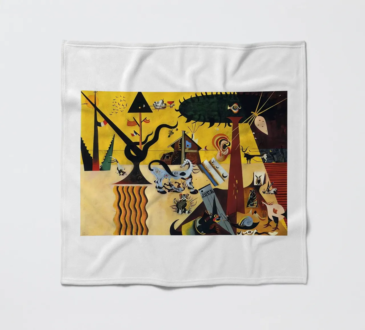Joan Miró coperta in pile da Narciso