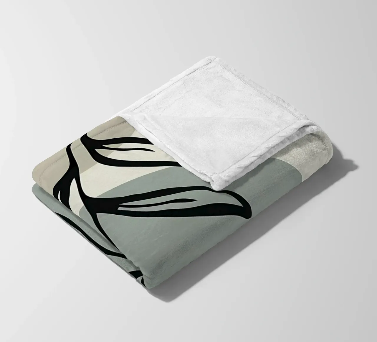 foglie forme di rami coperta in pile da Robert Wiesner