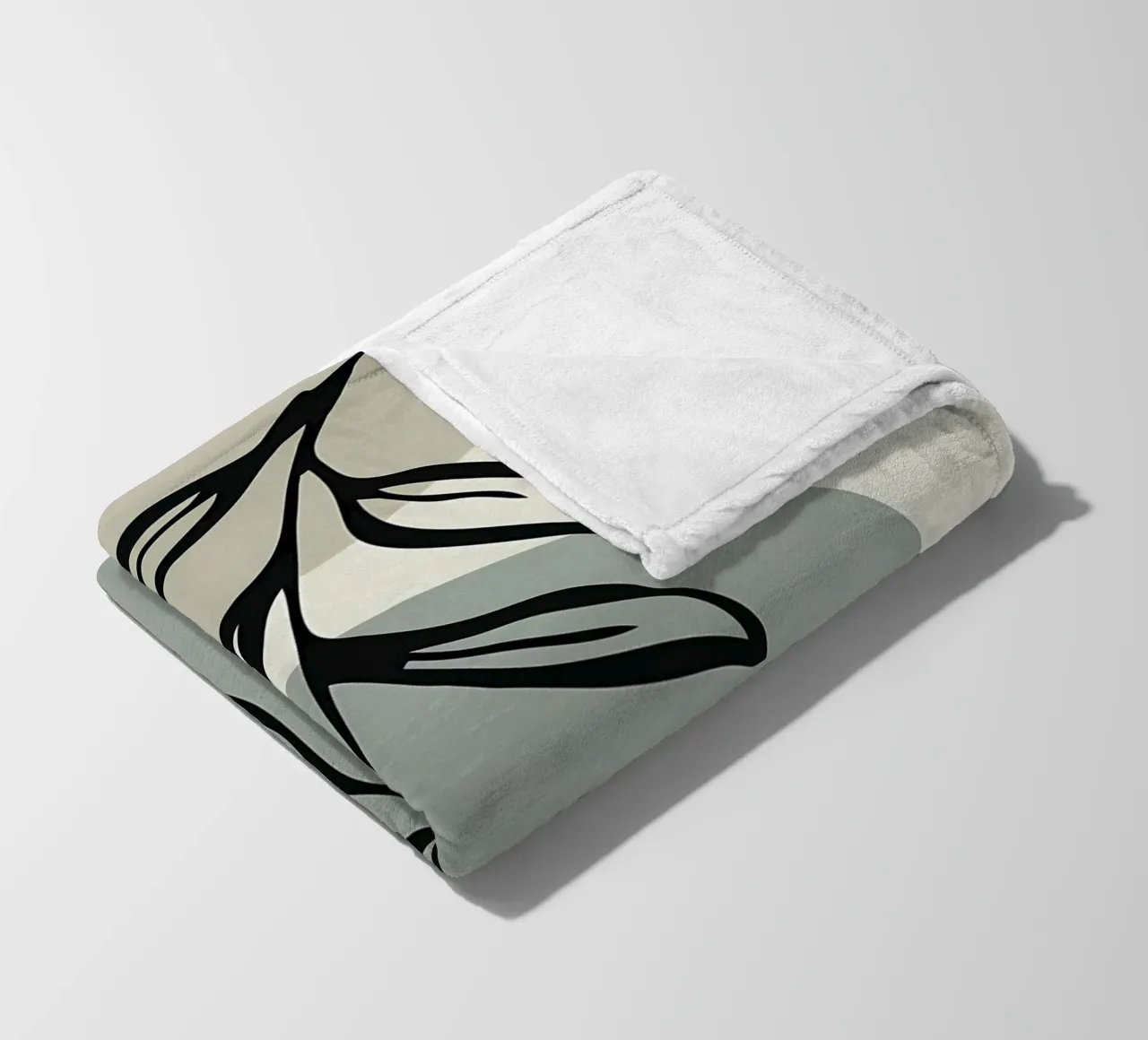 foglie forme di rami coperta in pile da Robert Wiesner