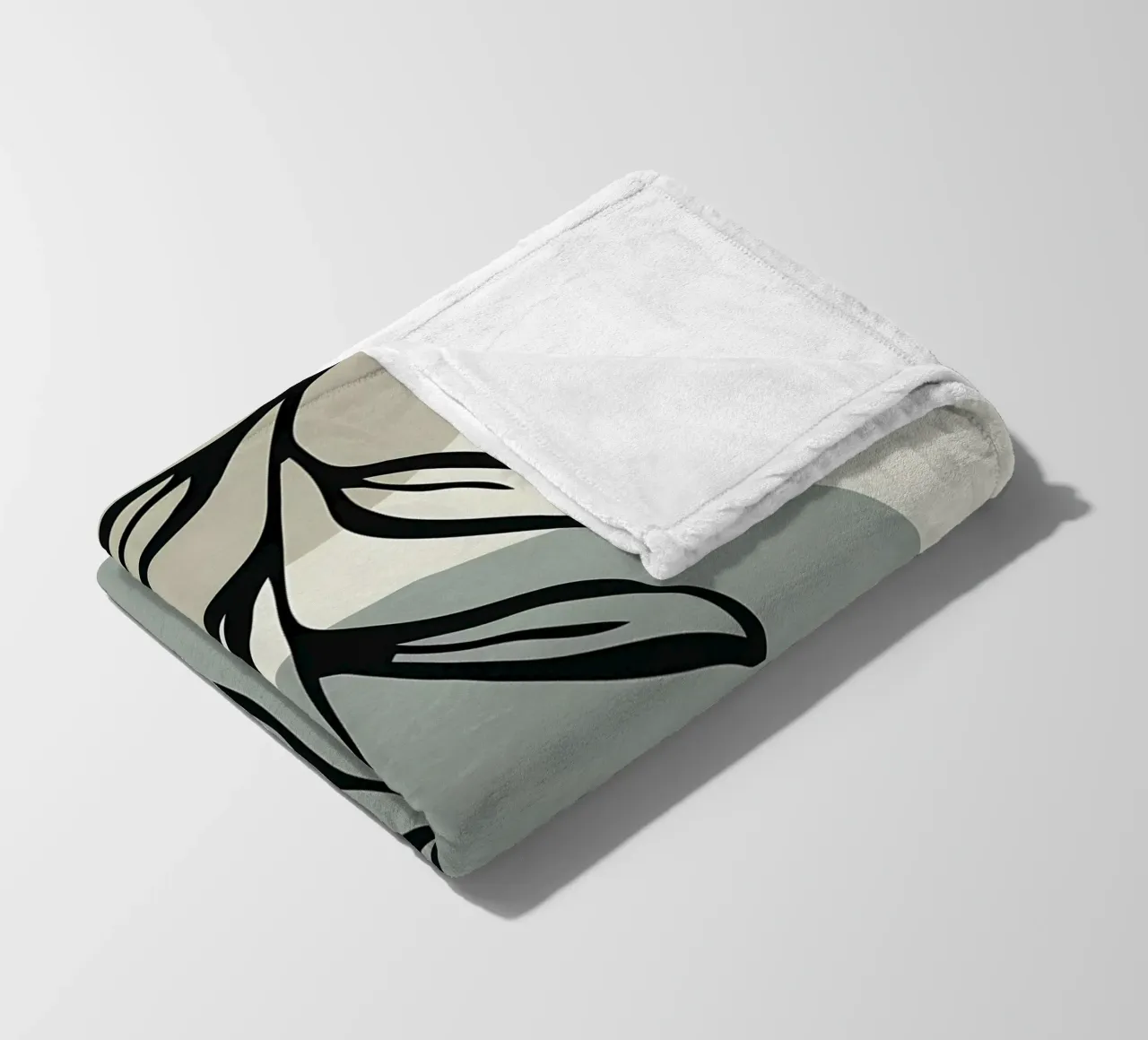 foglie forme di rami coperta in pile da Robert Wiesner