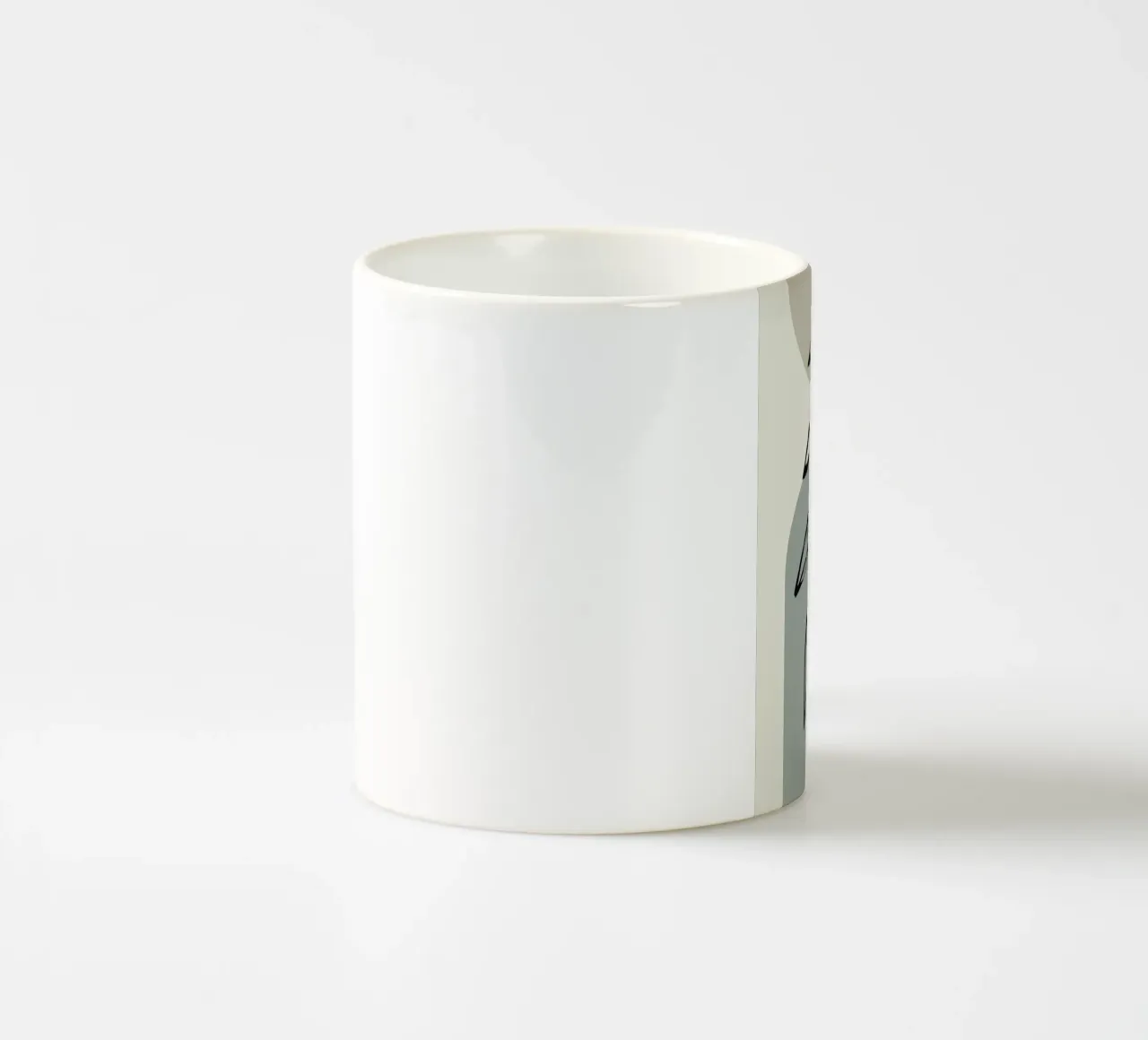 foglie forme di rami tazza in ceramica da Robert Wiesner