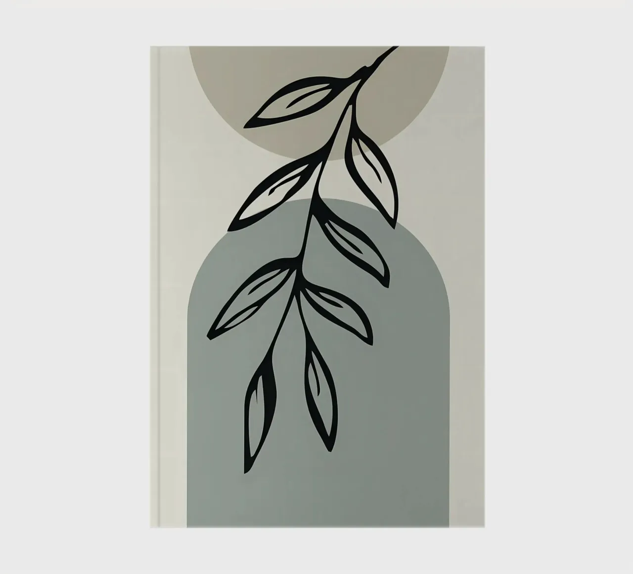 leaves branch shapes notebook by Robert Wiesner