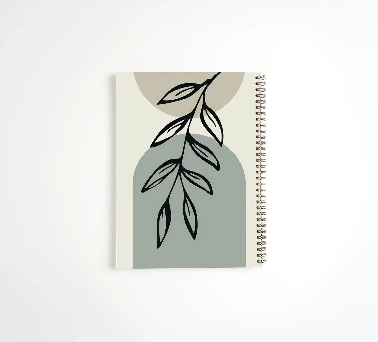 leaves branch shapes spiral notebook by Robert Wiesner