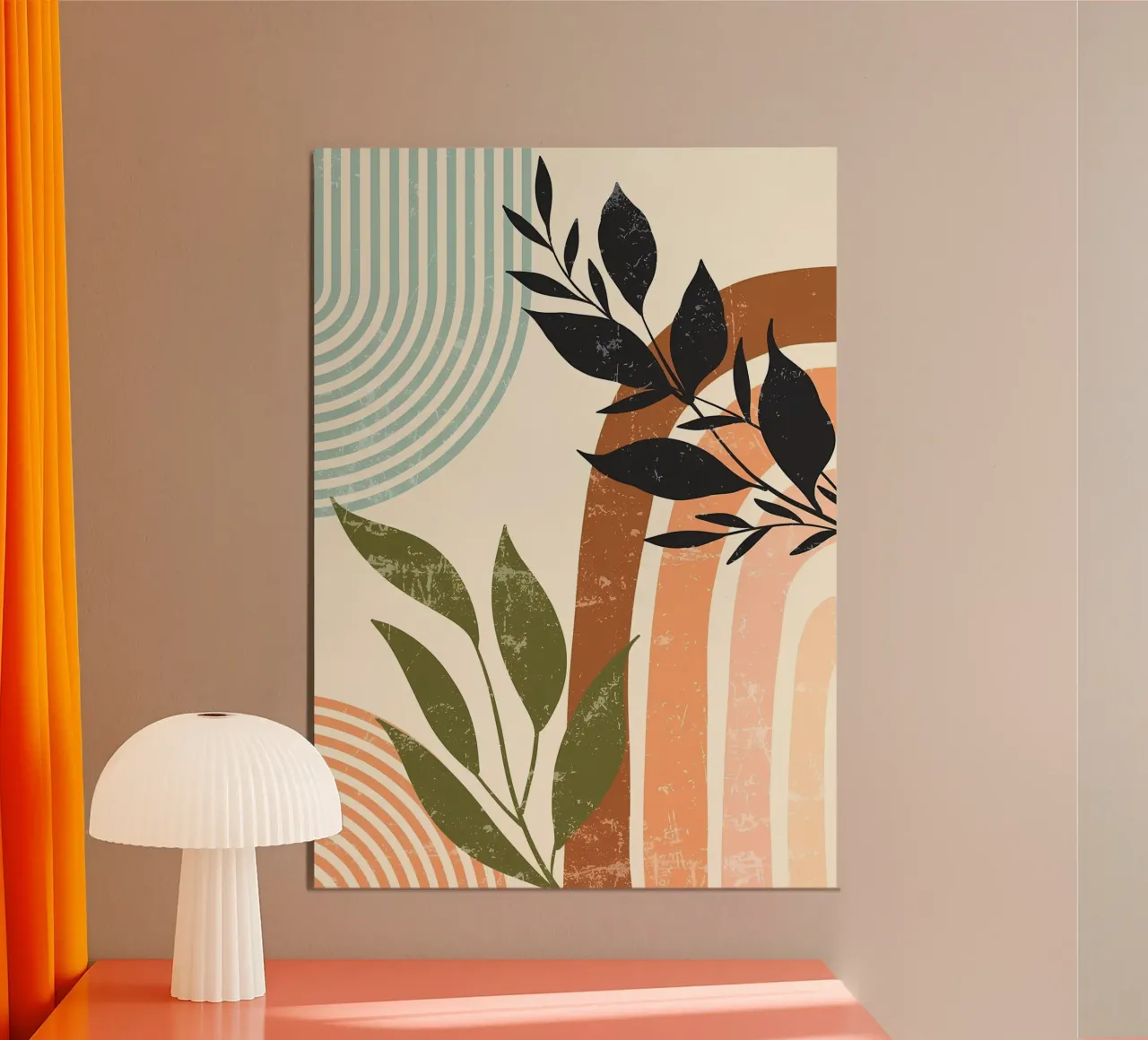 leaves foliage branches poster with aluminum frame by Robert Wiesner