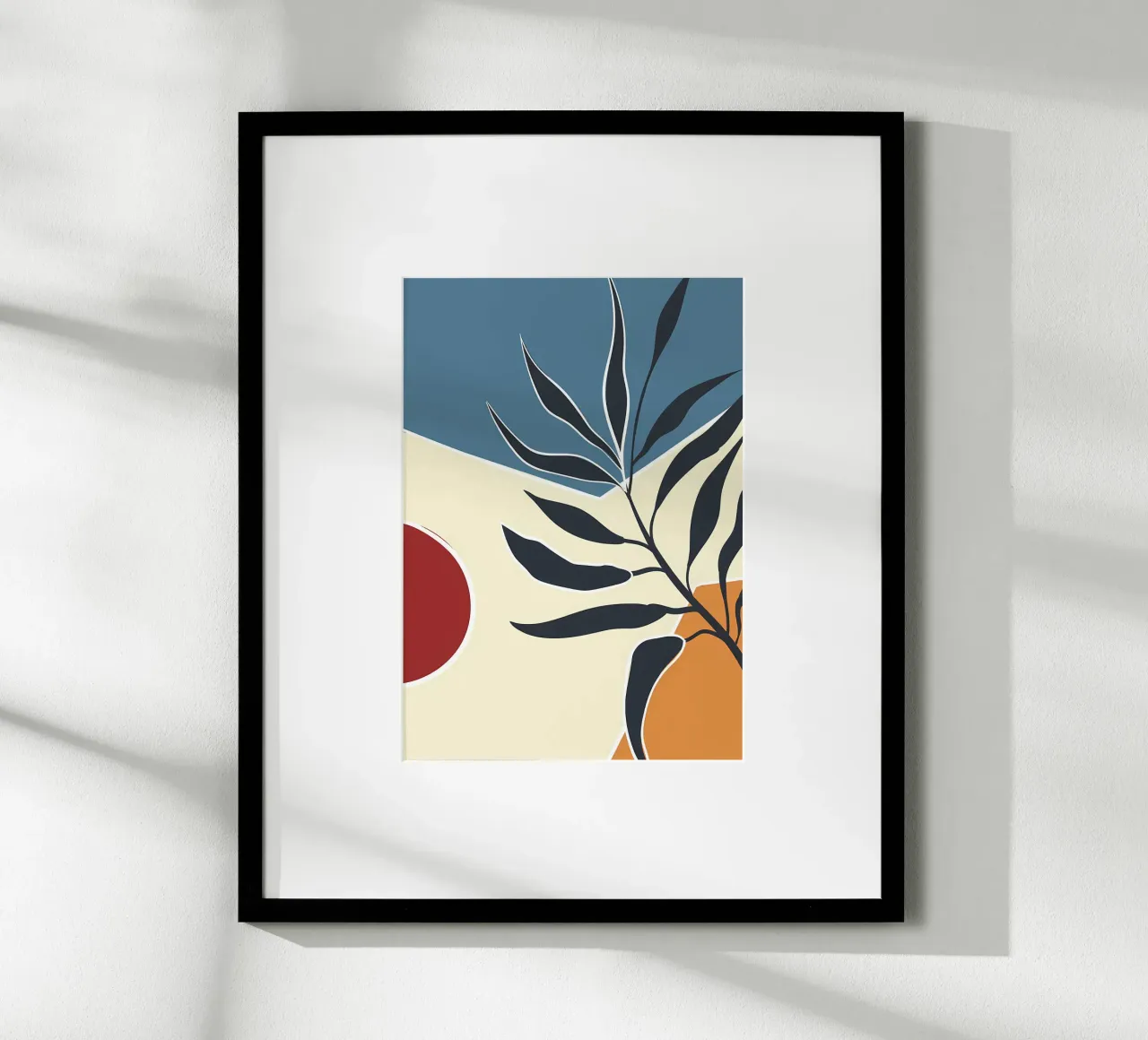 leaf branch circle shapes hahnemühle by Robert Wiesner