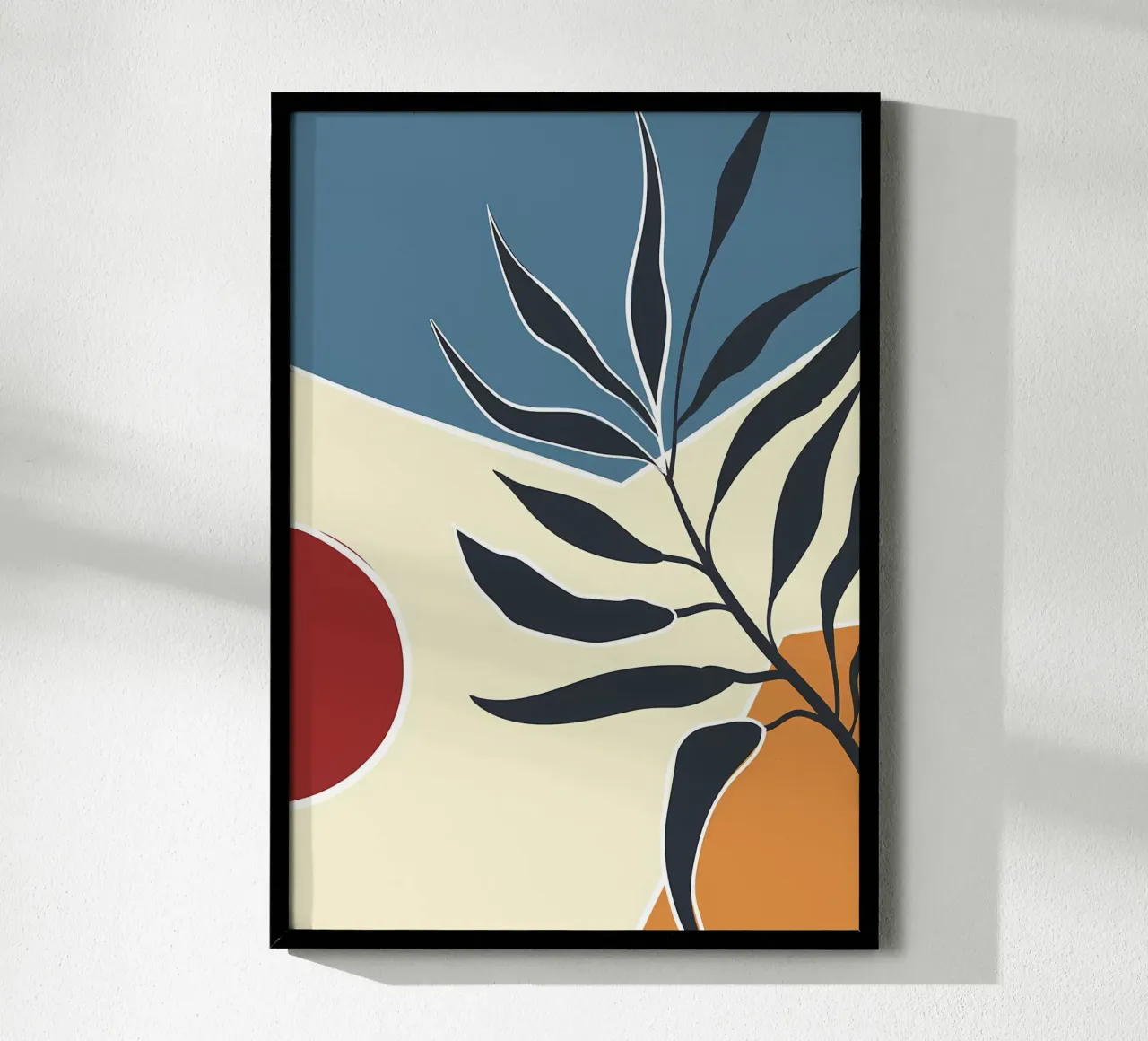 leaf branch circle shapes hahnemühle by Robert Wiesner