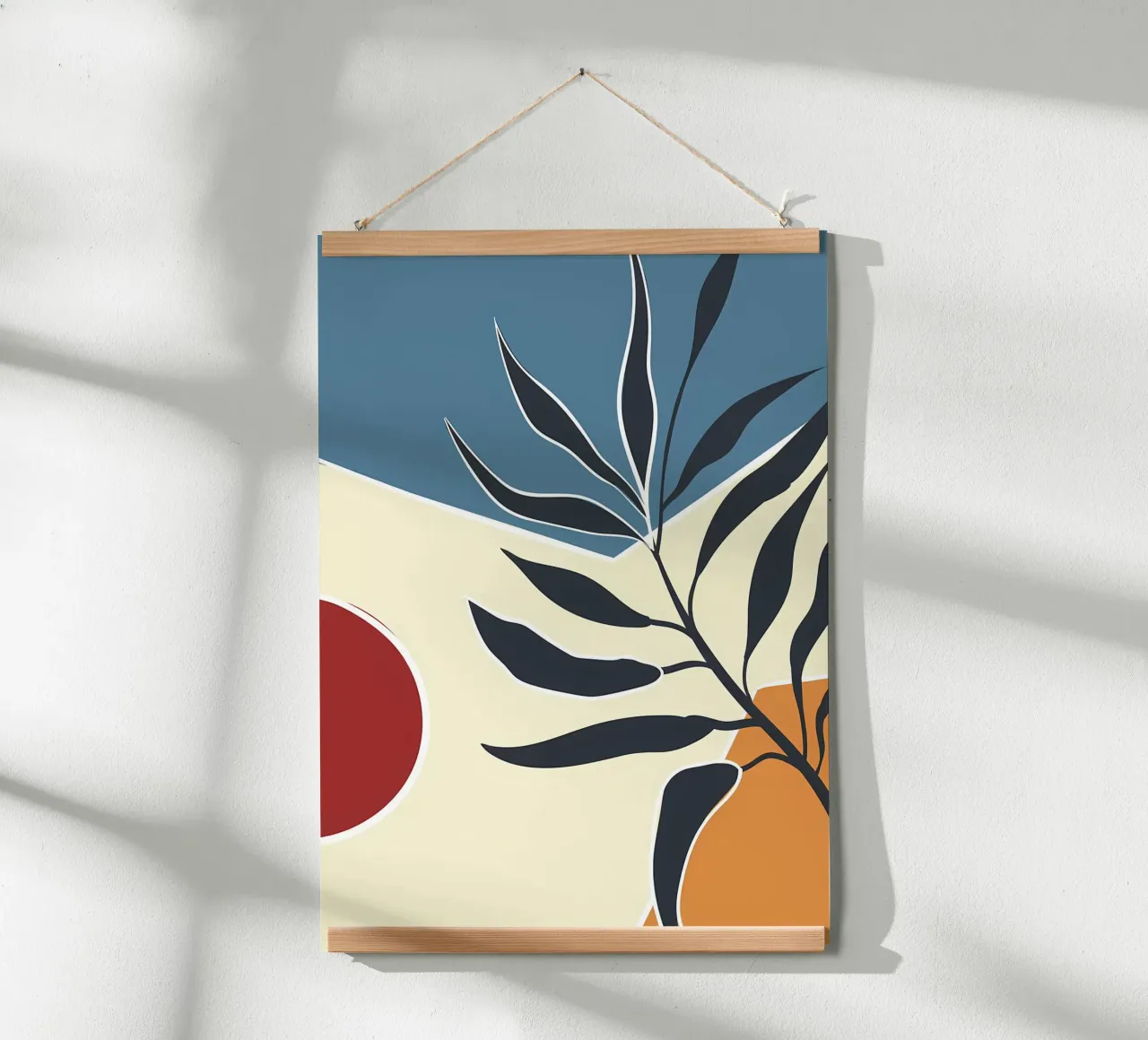 leaf branch circle shapes hahnemühle by Robert Wiesner