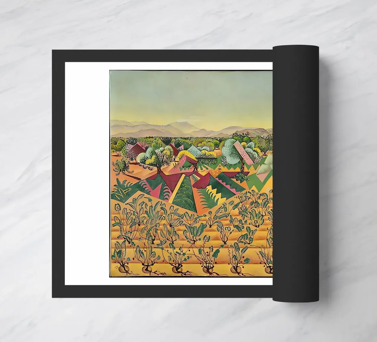 Vines and Olive Trees doormat by Narciso