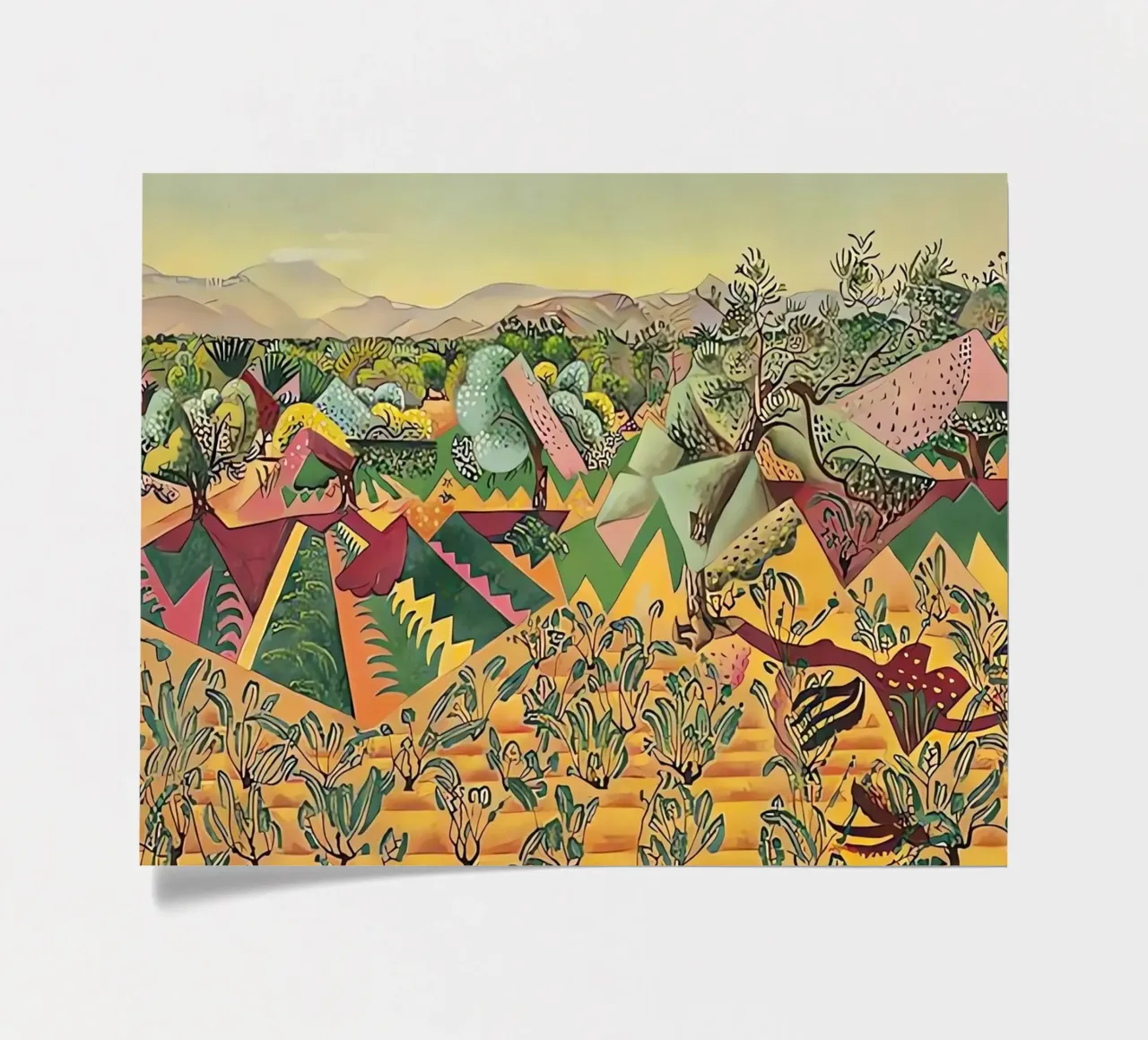 Vines and Olive Trees sticker sheet by Narciso