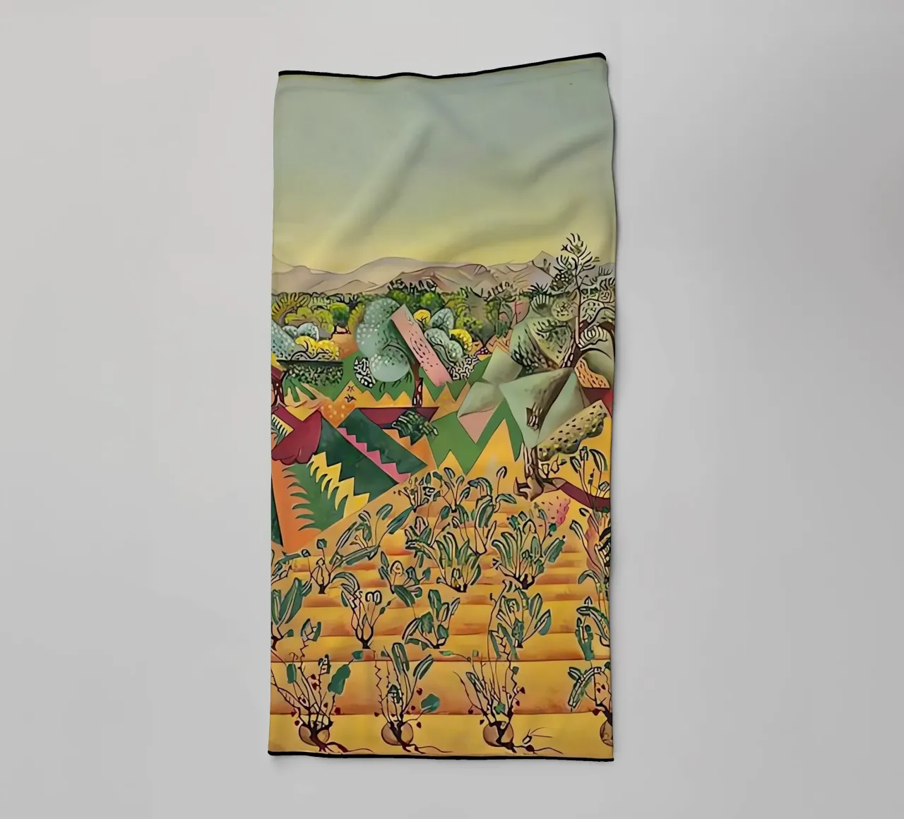 Vines and Olive Trees towel by Narciso