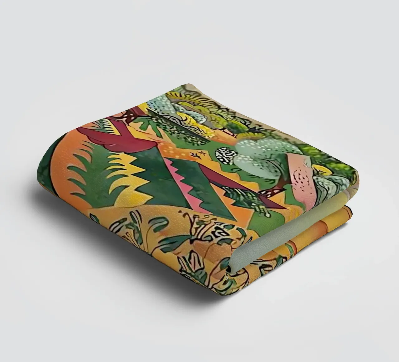 Vines and Olive Trees towel by Narciso
