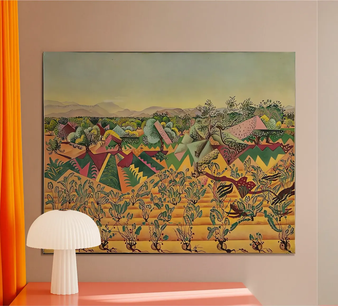 Vines and Olive Trees hahnemühle by Narciso