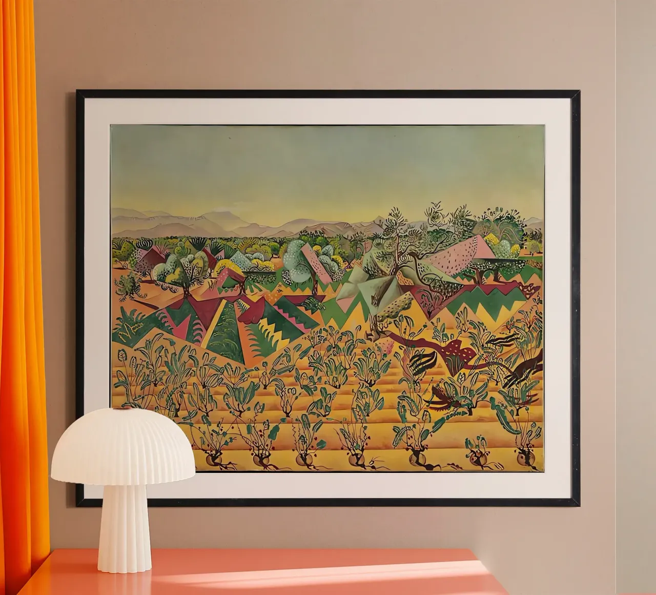 Vines and Olive Trees hahnemühle by Narciso