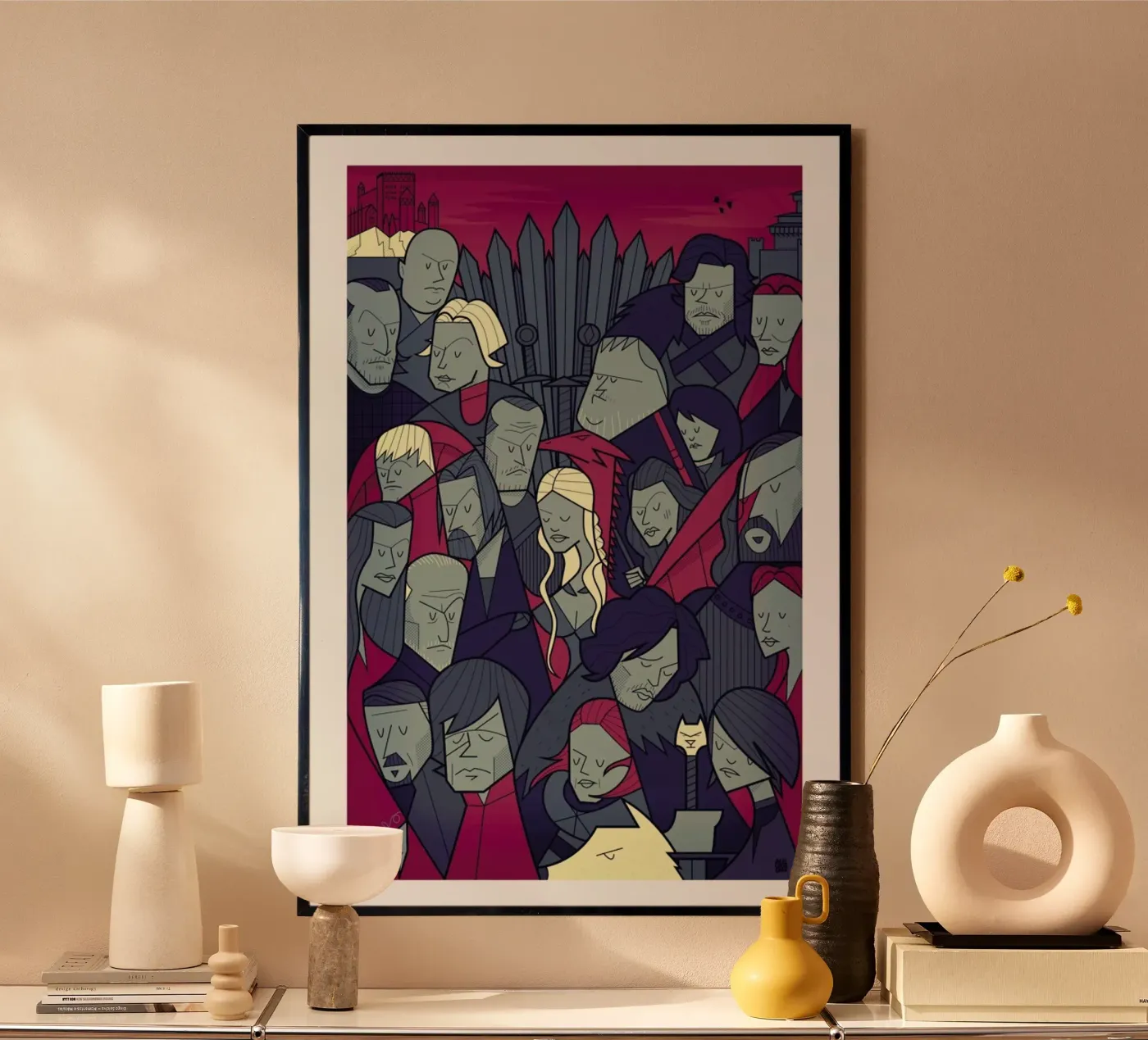 Winter is coming poster van Ale Giorgini