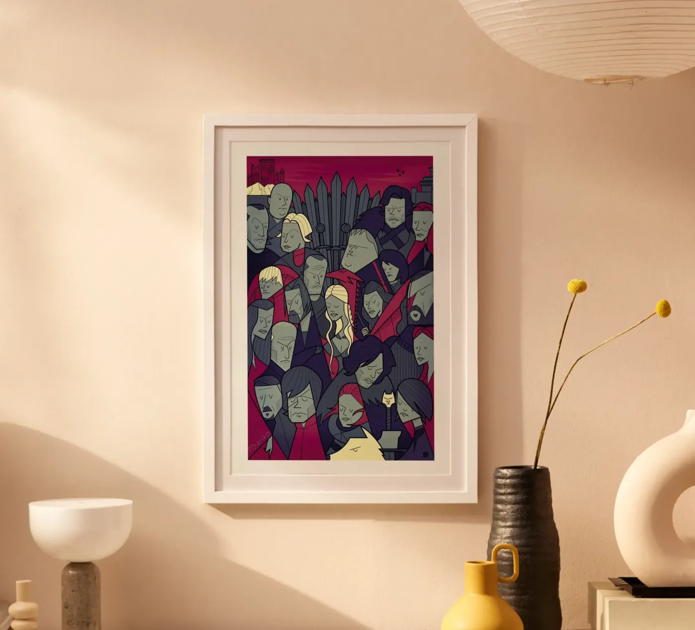 Winter is coming poster van Ale Giorgini