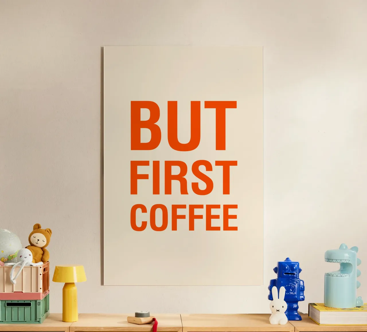 BUT FIRST COFFEE plexiglass da The Typo Dept.