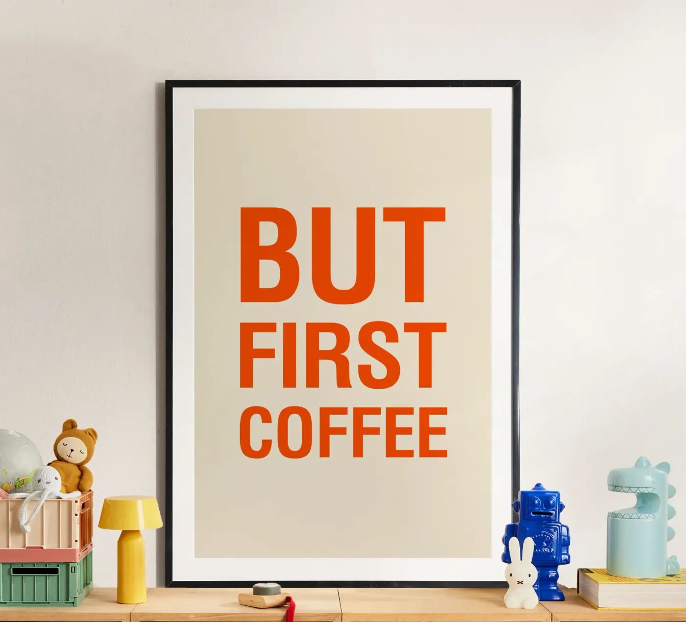 BUT FIRST COFFEE poster da The Typo Dept.