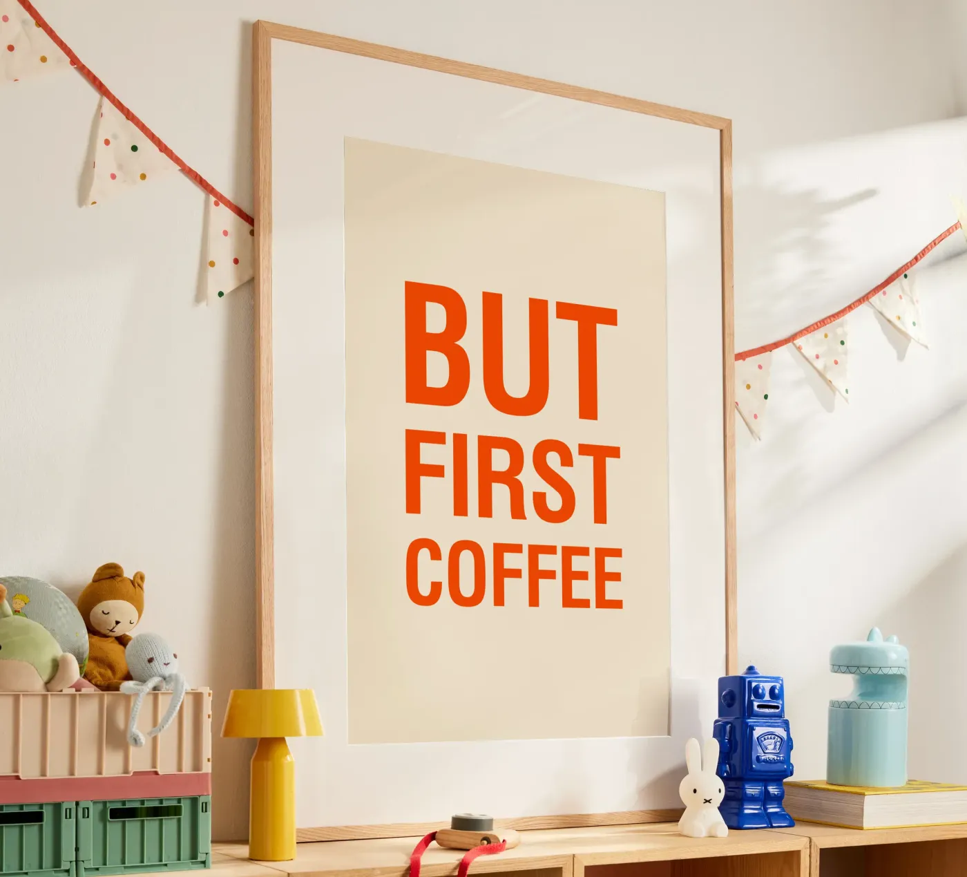 BUT FIRST COFFEE poster da The Typo Dept.