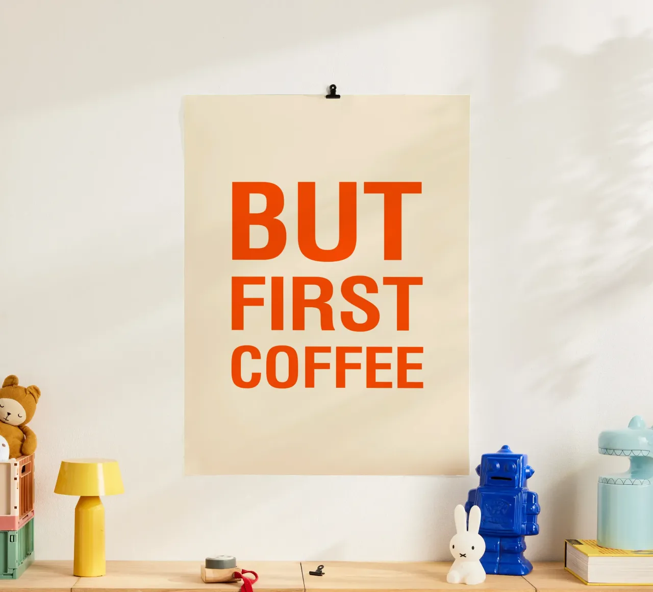 BUT FIRST COFFEE carta hahnemühle da The Typo Dept.