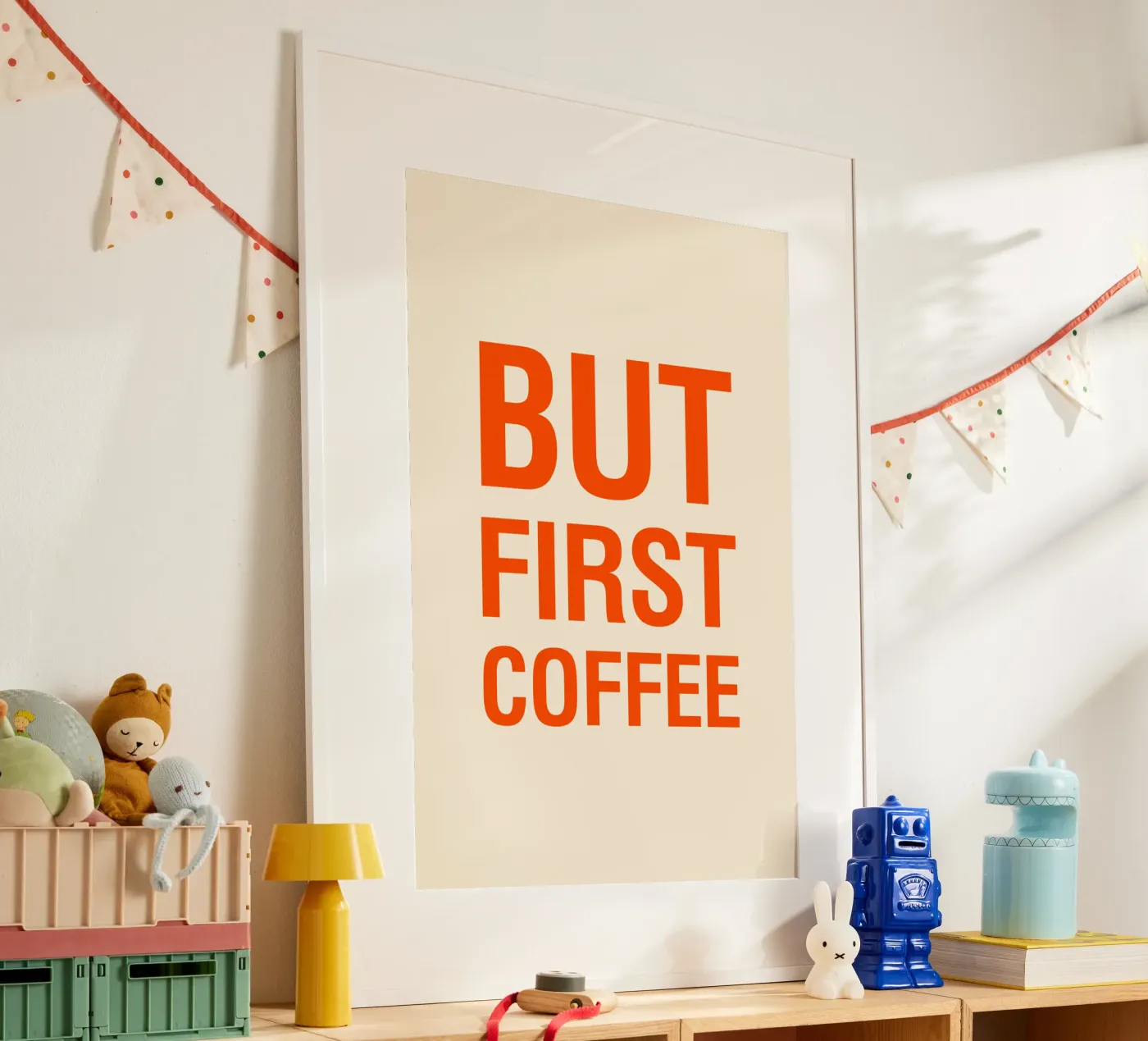 BUT FIRST COFFEE poster da The Typo Dept.