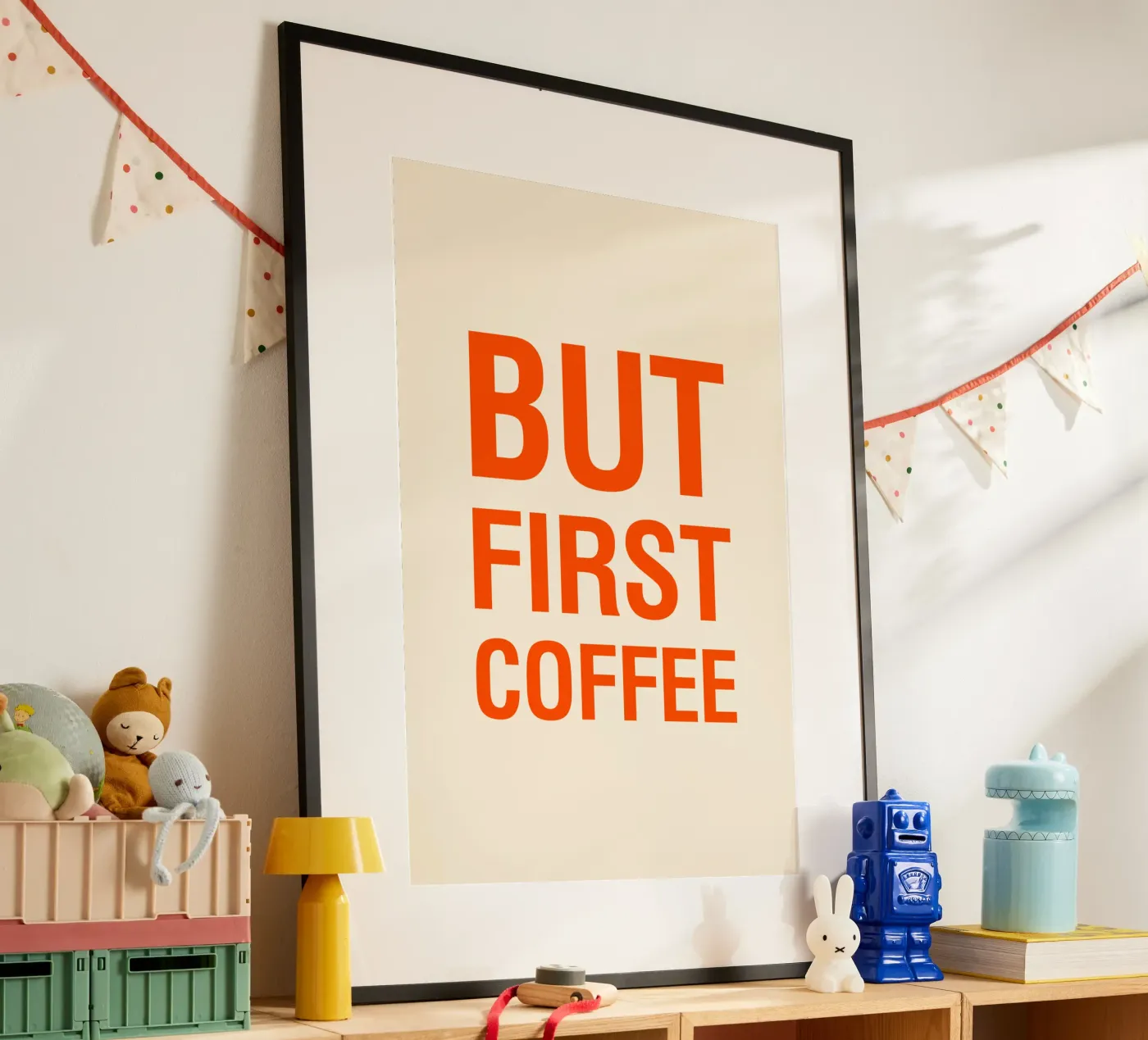 BUT FIRST COFFEE poster da The Typo Dept.