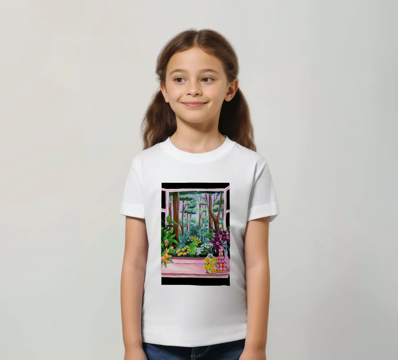 Enchanted Garden kids t-shirt by Sarah Gesek