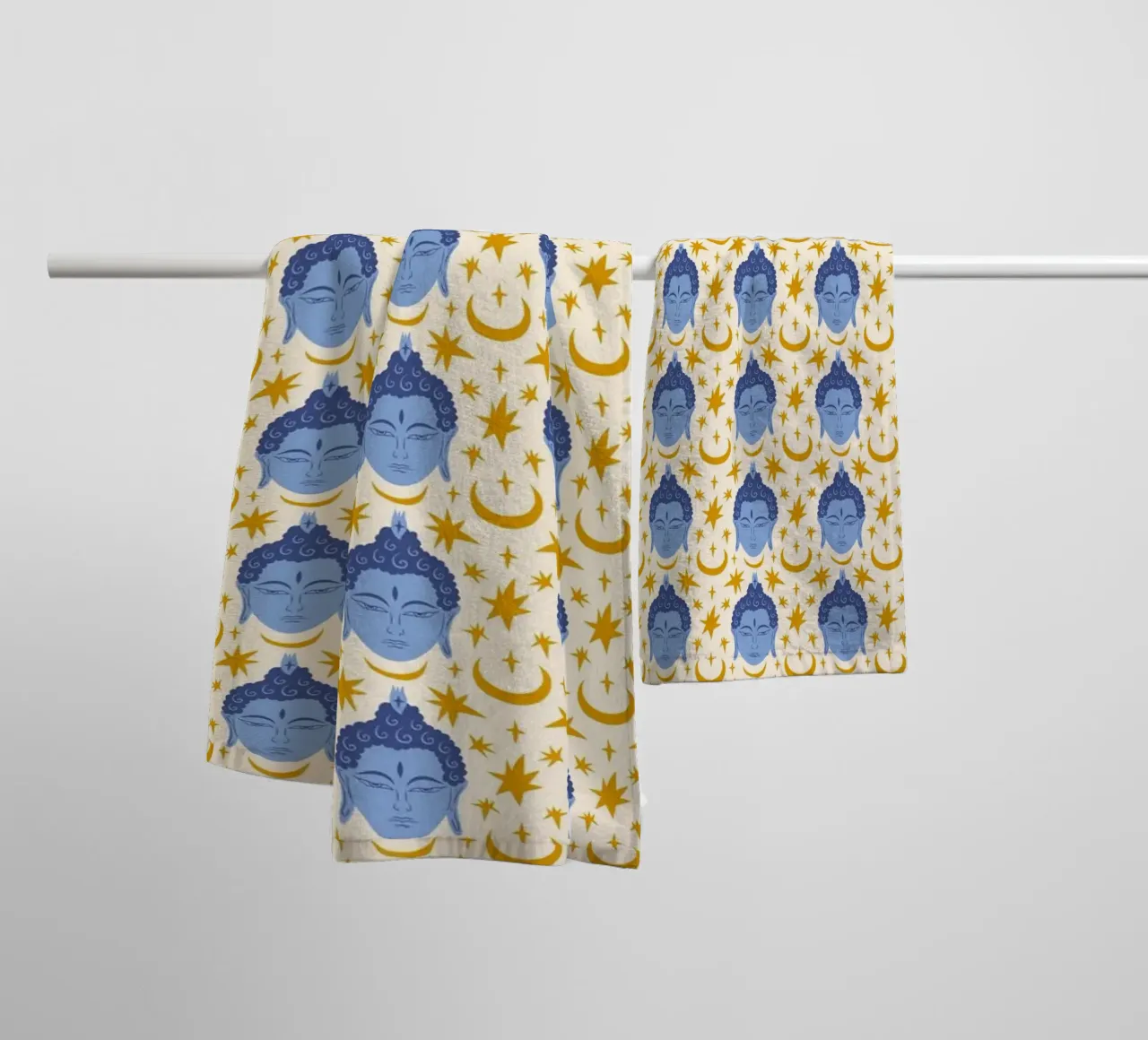 Spirit Pattern asciugamano da bagno da treechild
