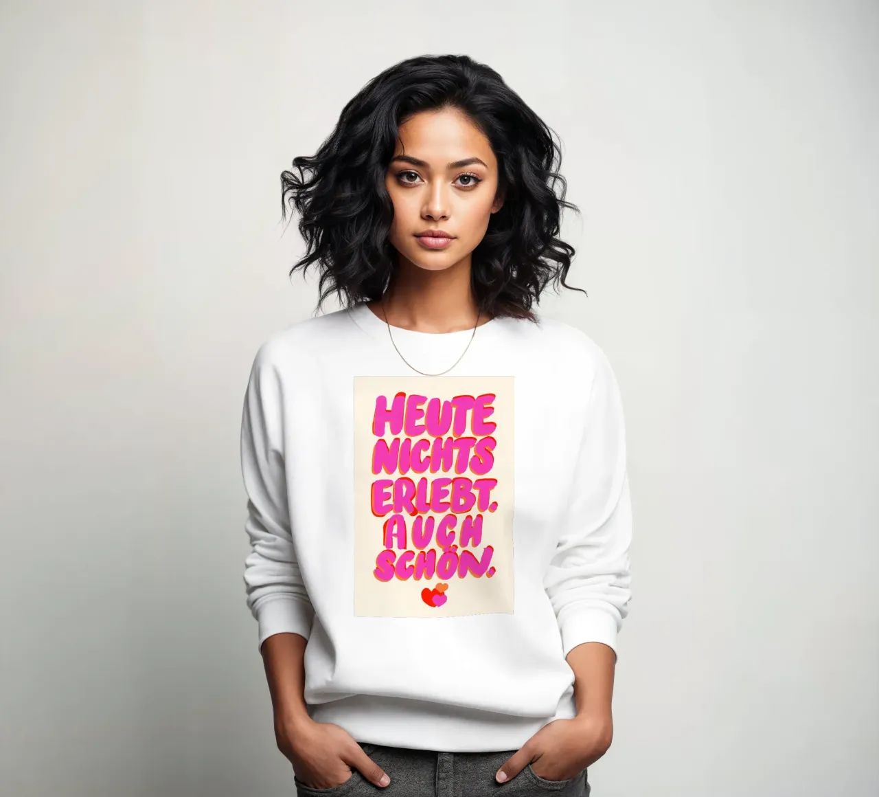 Slow Life Statement sweatshirt by QuooodZ by MooodzArt