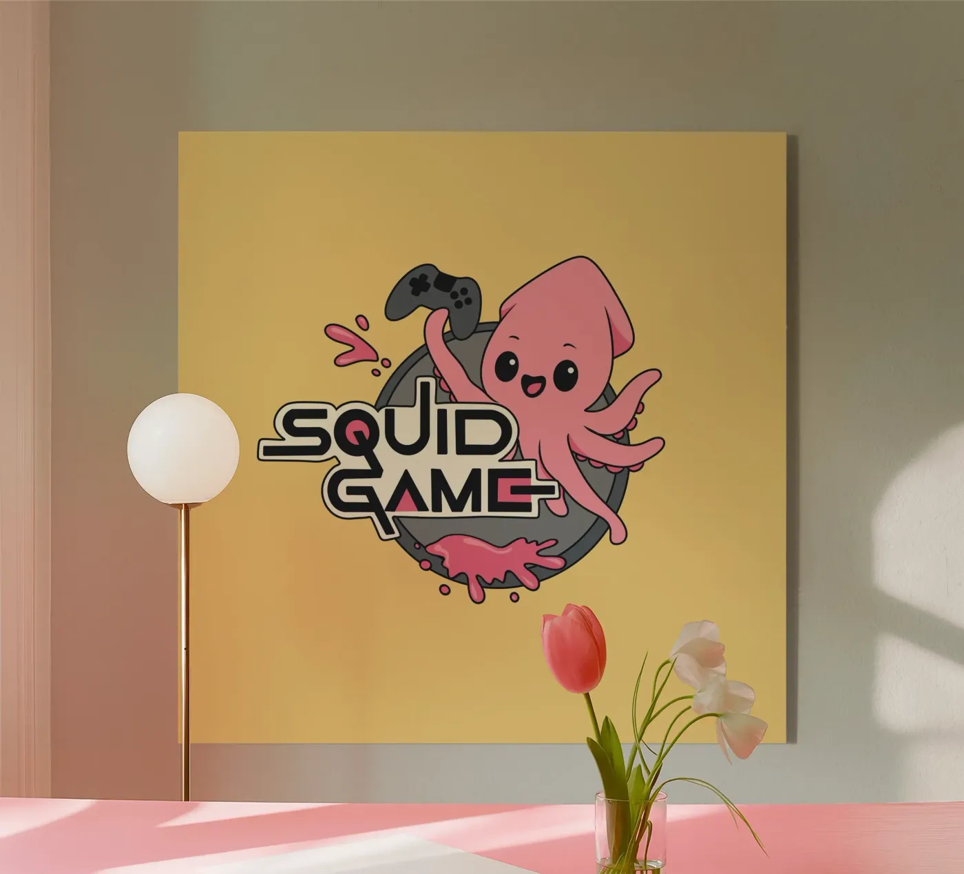 Tintenfisch-Spiel Acryl-Glas von Loobs