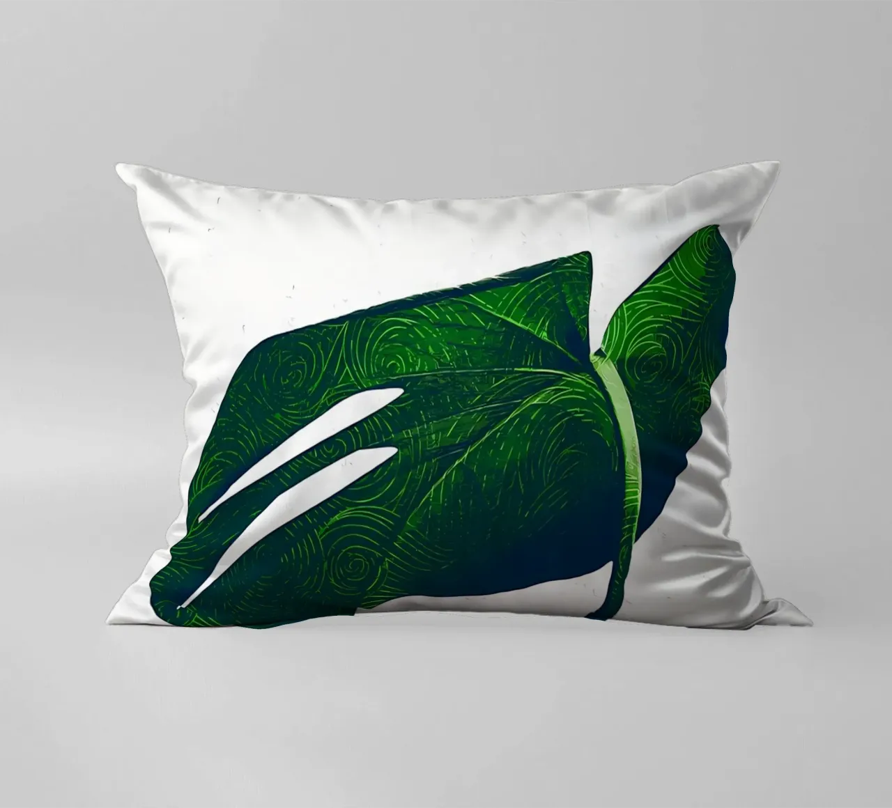 foglia natura monstera cuscino da Patrick L Lord