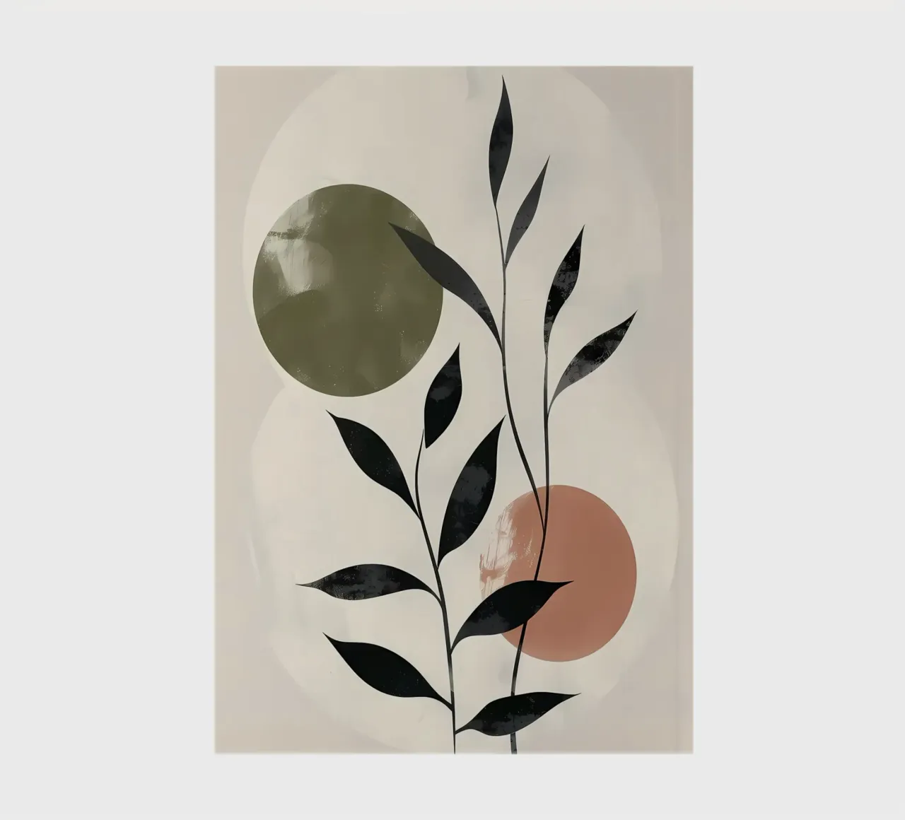 leaves branches circles notebook by Patrick L Lord