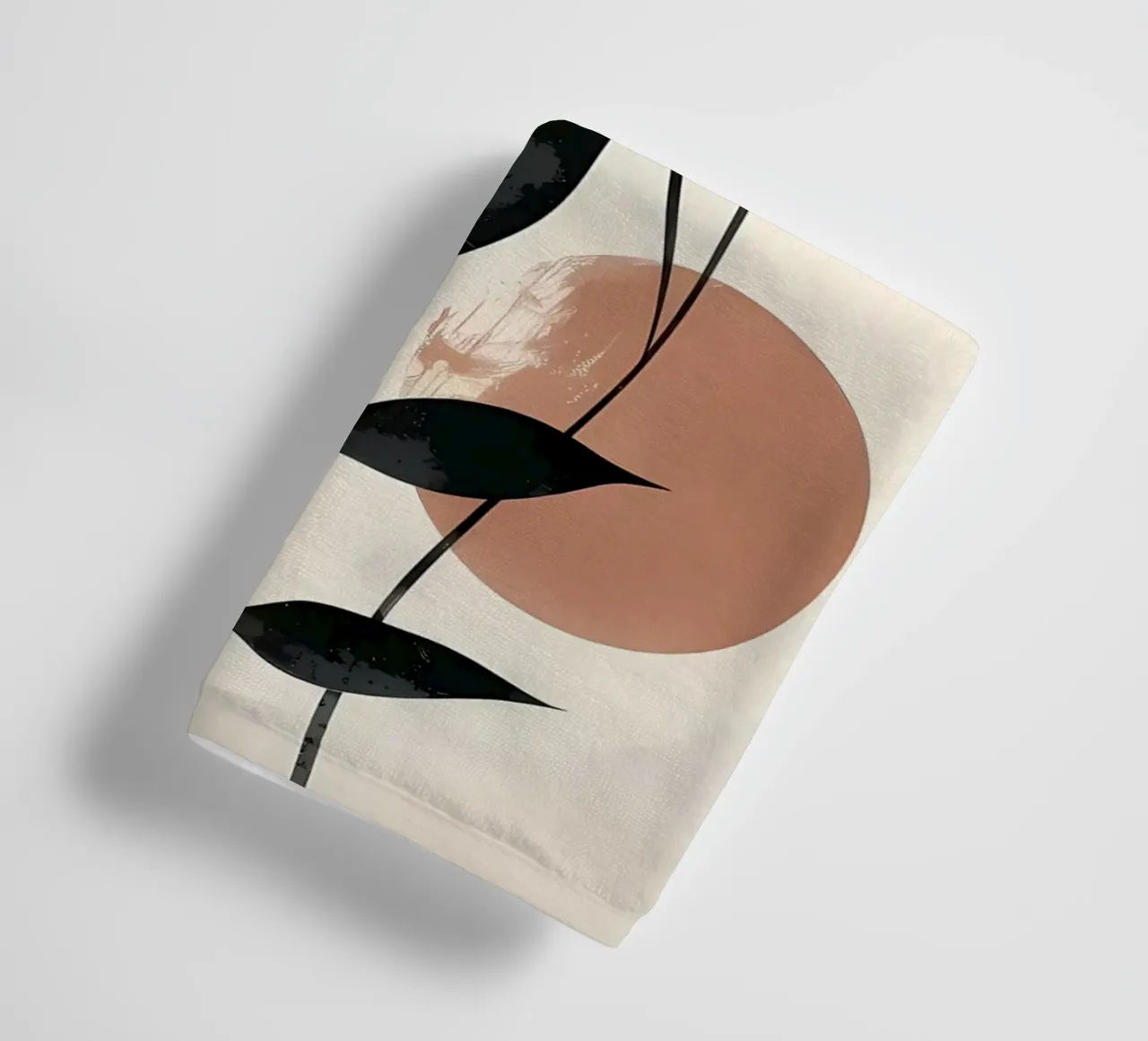 bladeren takken cirkels badhanddoek van Patrick L Lord