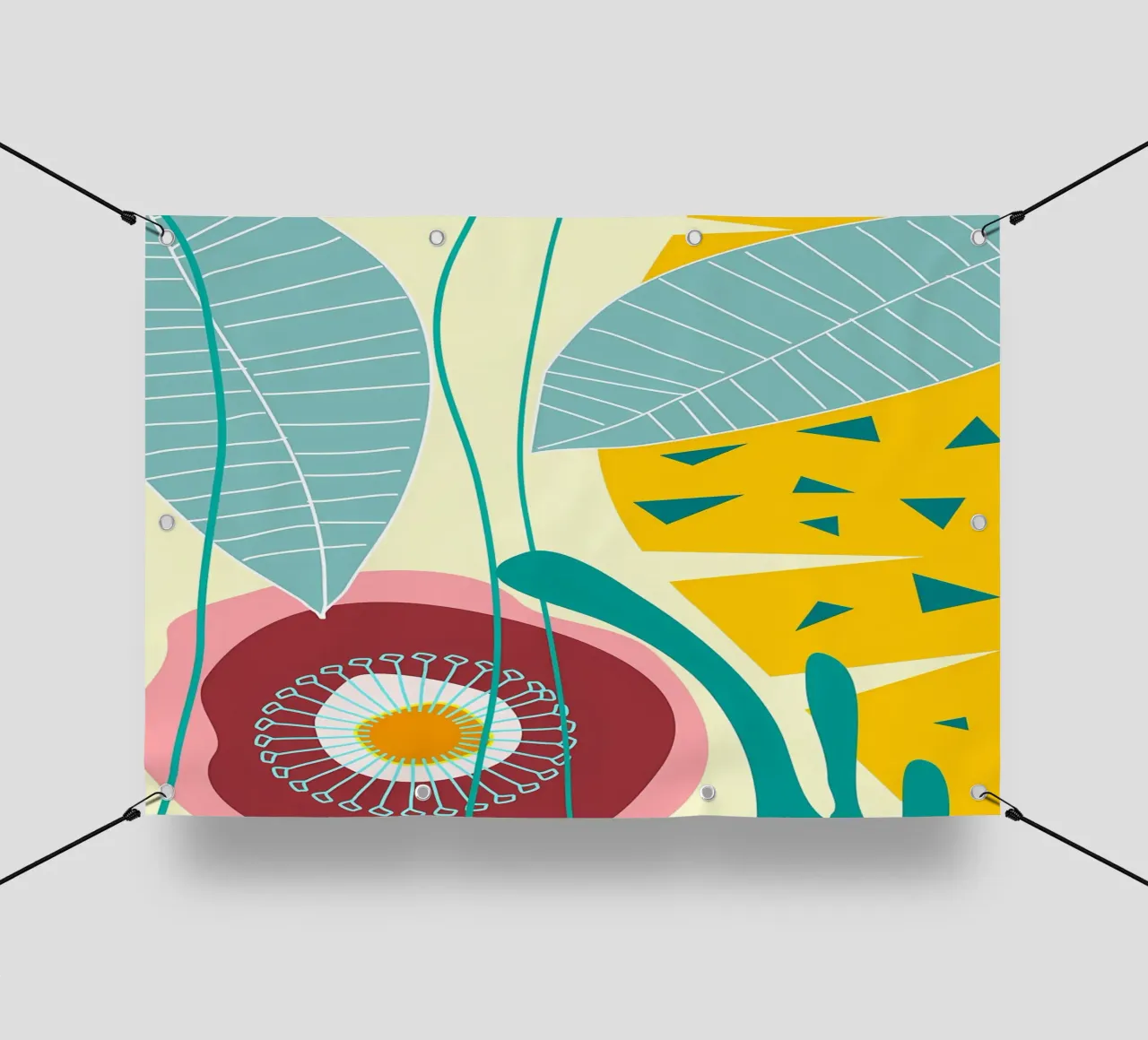 foglie petali stami telo in pvc da Patrick L Lord