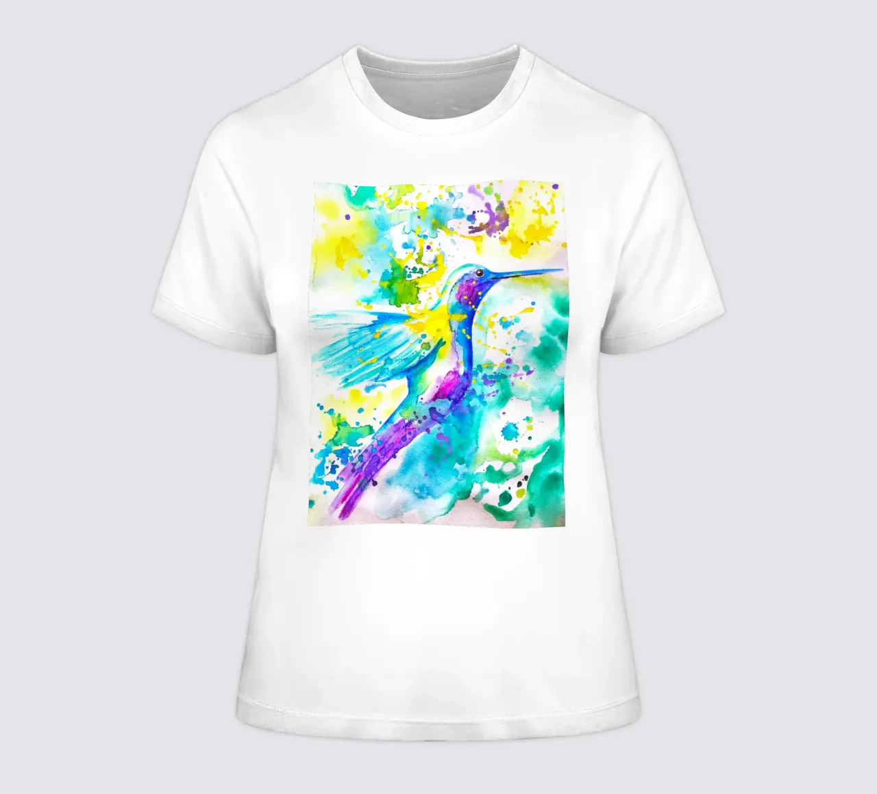 Kolibri women's fitted t-shirt by sum2proveDesign