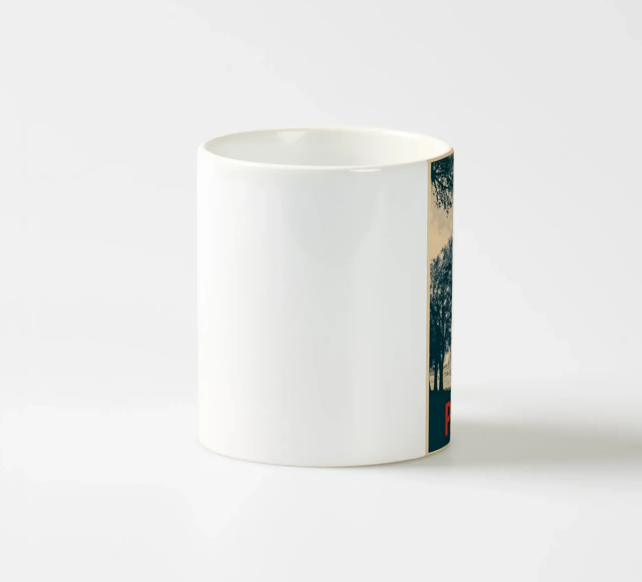 Parigi Vintage Torre Eiffel tazza in ceramica da Vintage Travel Art