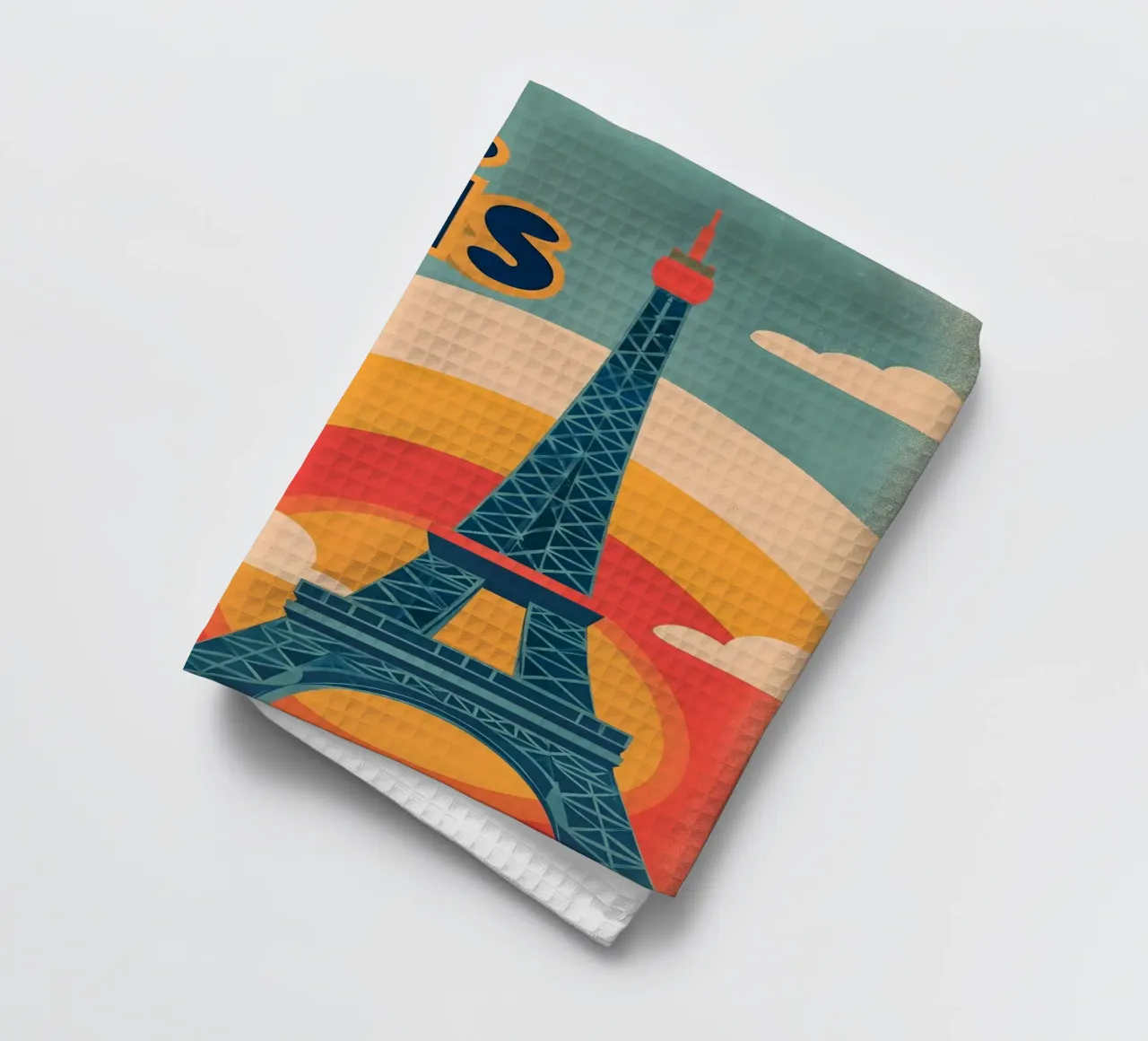 Parigi retrò canovaccio da cucina da Vintage Travel Art