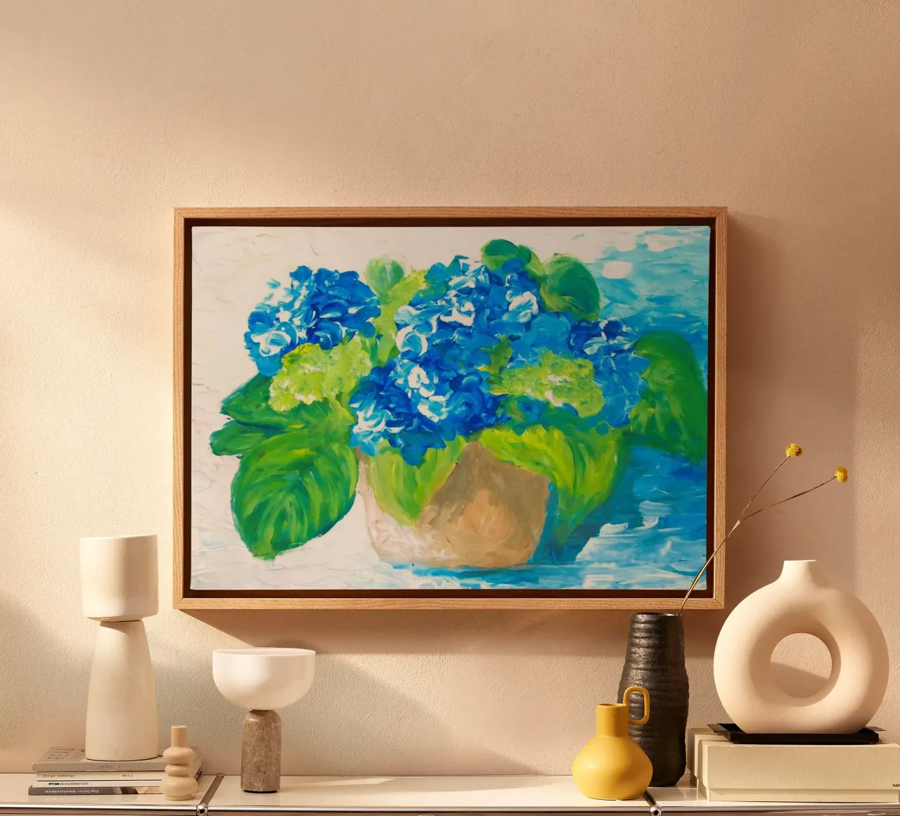 Hortensie tela con Cornice a cassetta da sum2proveDesign
